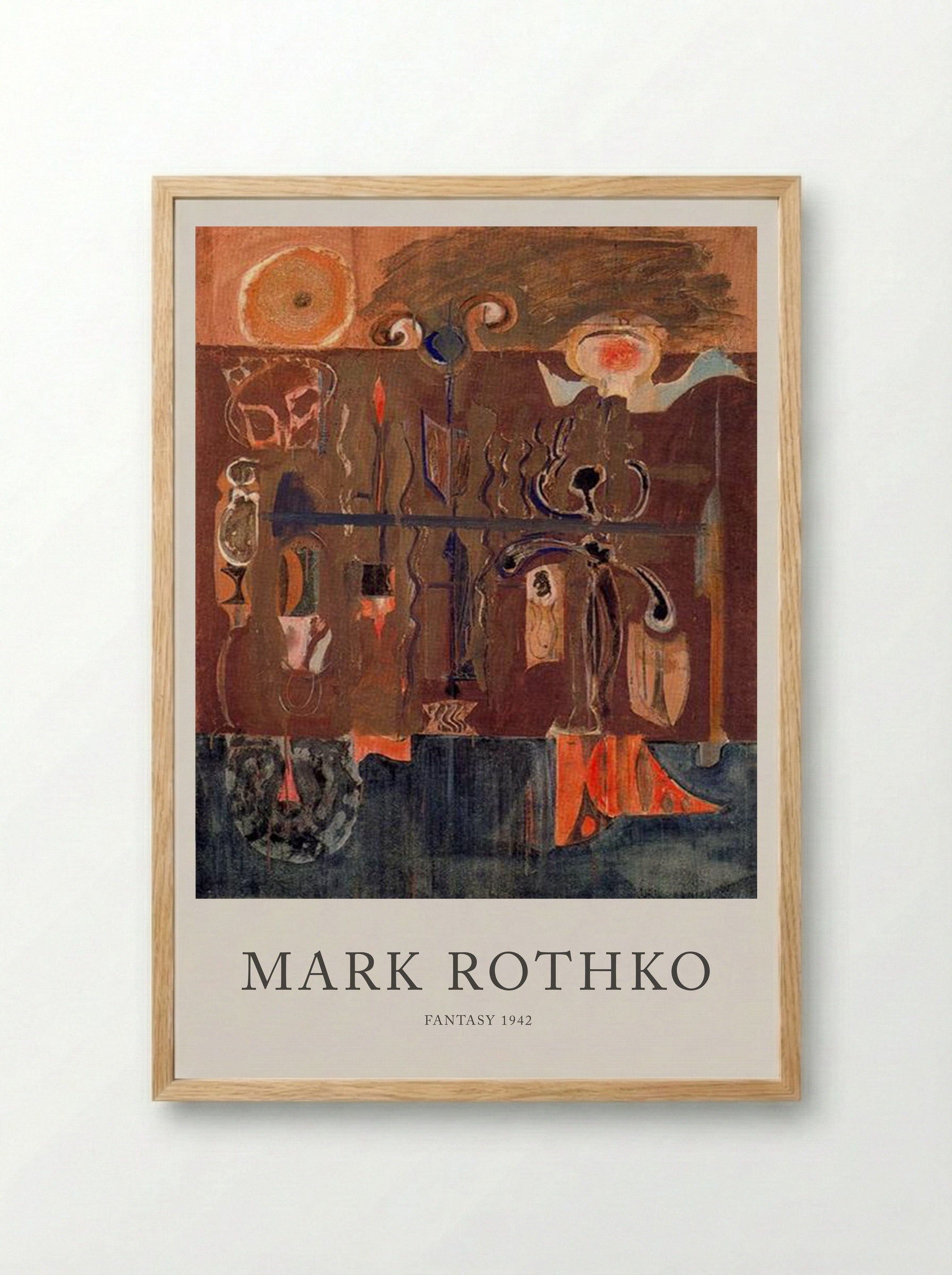 Fantasy - Mark Rothko - Framed Print Wood