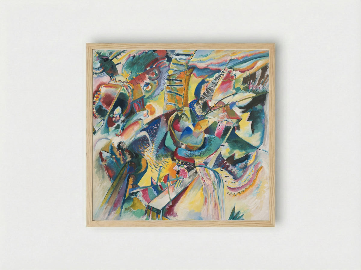 Improvisation Gorge - Wassily Kandinsky - Framed Print Wood