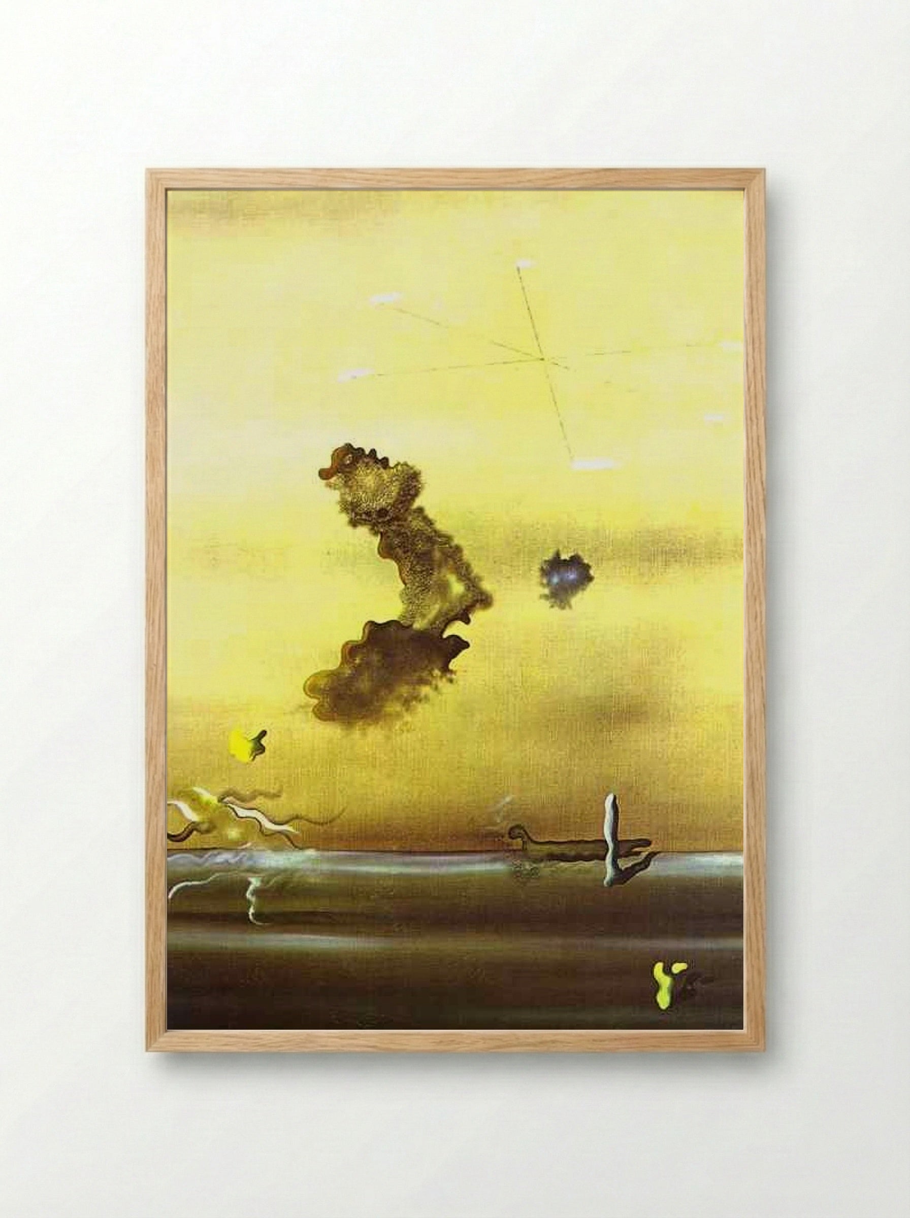 Outside - Salvador Dalí - Framed Print Wood