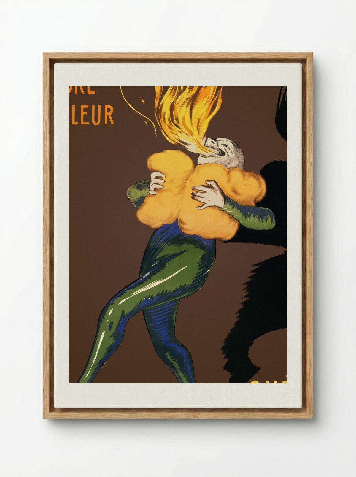 Le Thermogène Engendre la Chaleur - Leonetto Cappiello - Framed Canvas Wood