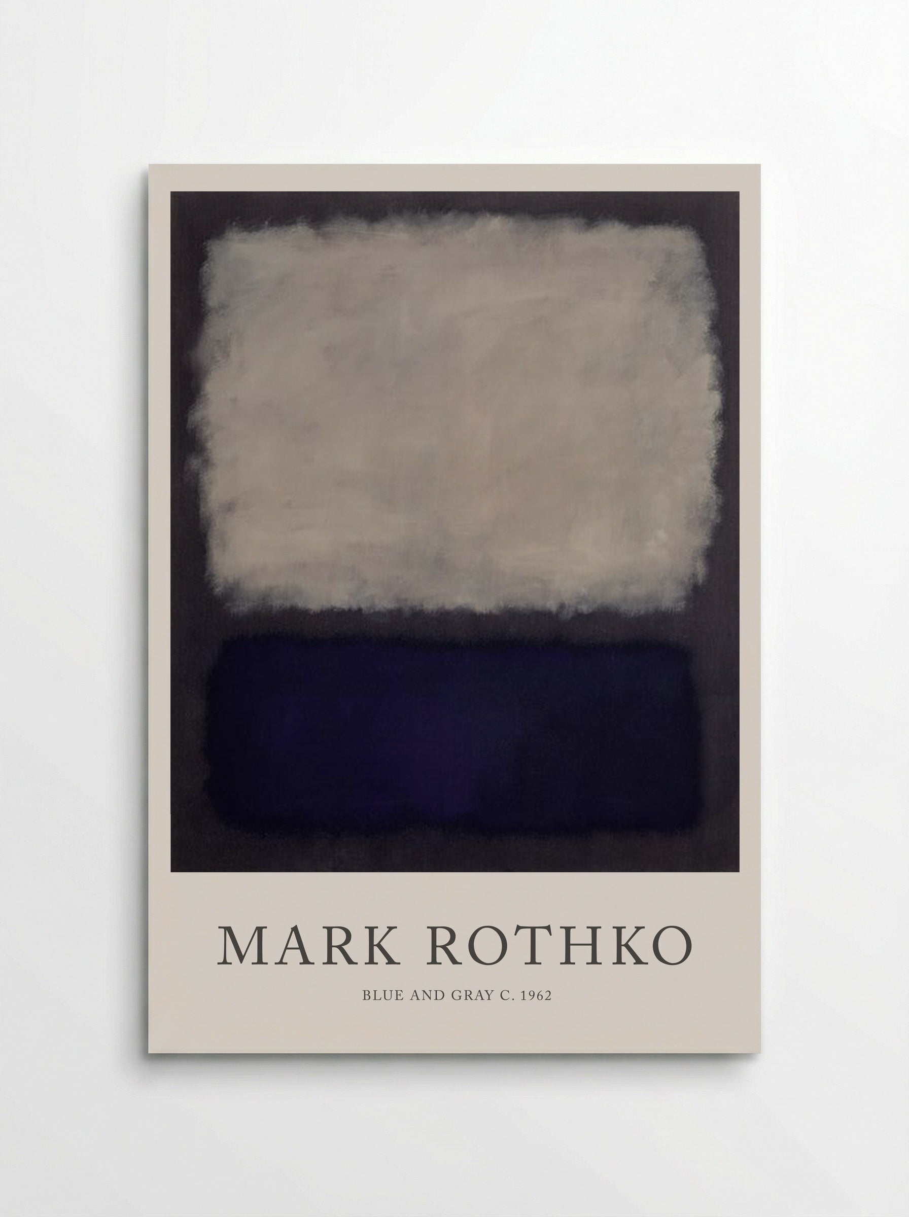 Blue and Gray - Mark Rothko - Poster
