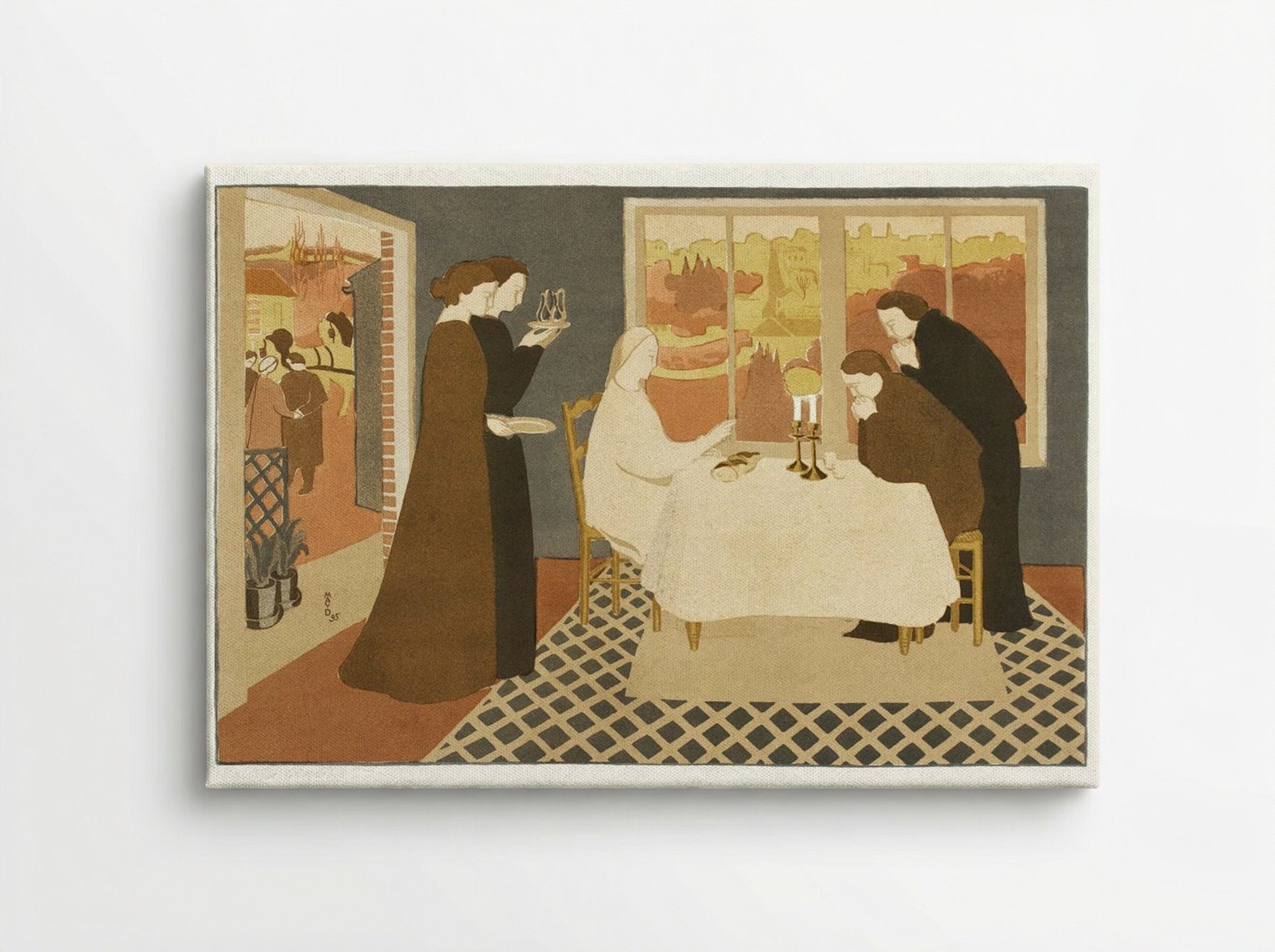 The Pilgrims of Emmaus - Maurice Denis - Canvas