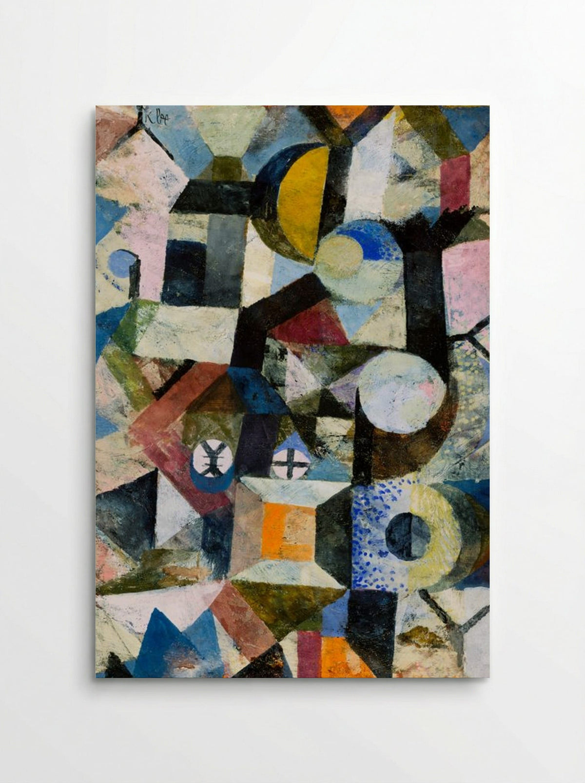 Composition with the Yellow Half-Moon and the Y - Paul Klee - Poster