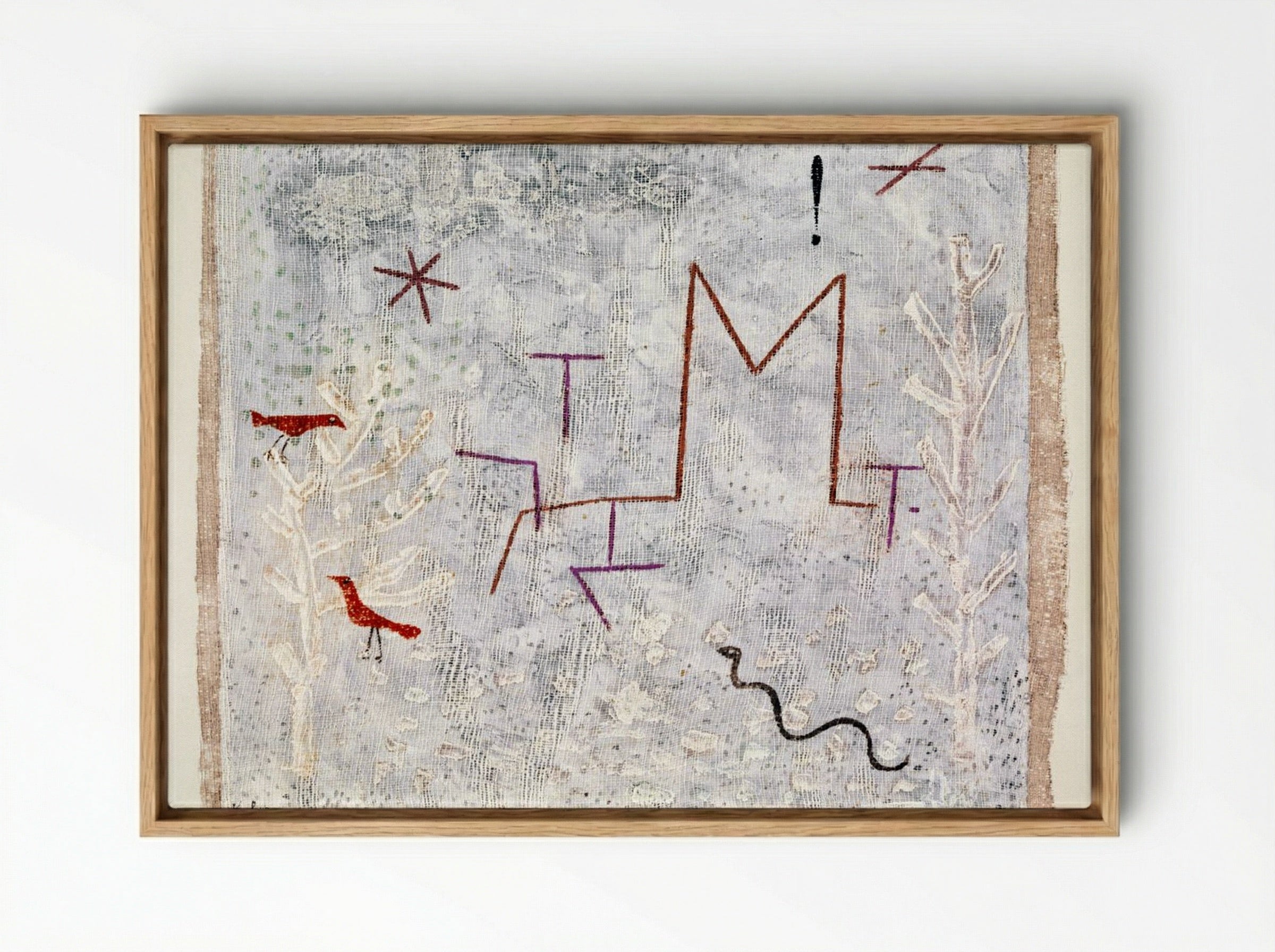 Garden Gate - Paul Klee - Framed Canvas Wood