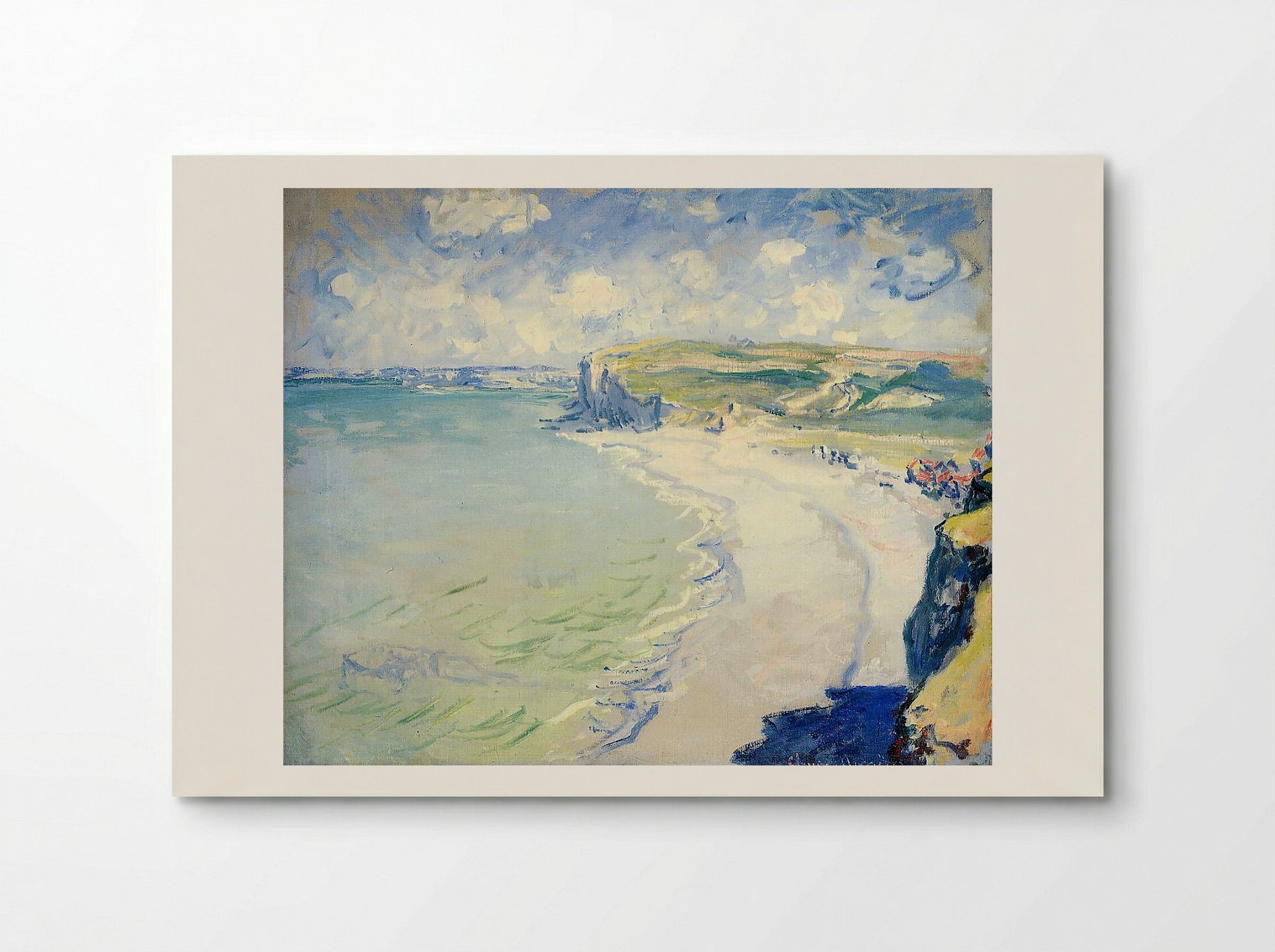 The Beach at Pourville - Claude Monet - Poster
