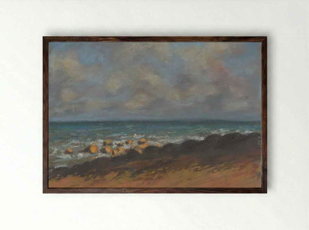 Baltic Region - Zolo Palugyay - Framed Print Dark Wood