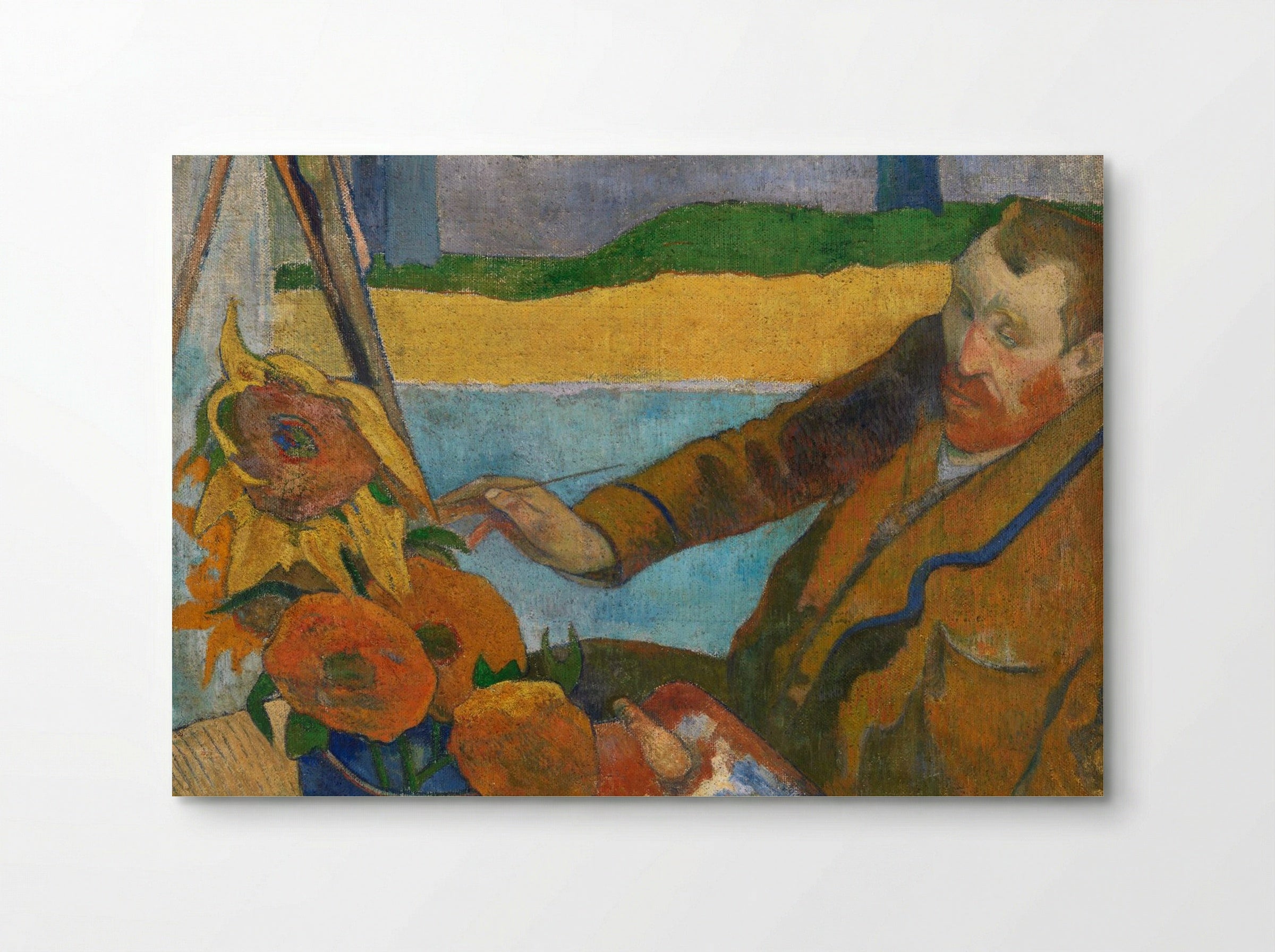 The Painter of Sunflowers: Portrait of Vincent van Gogh - Paul Gauguin - Poster