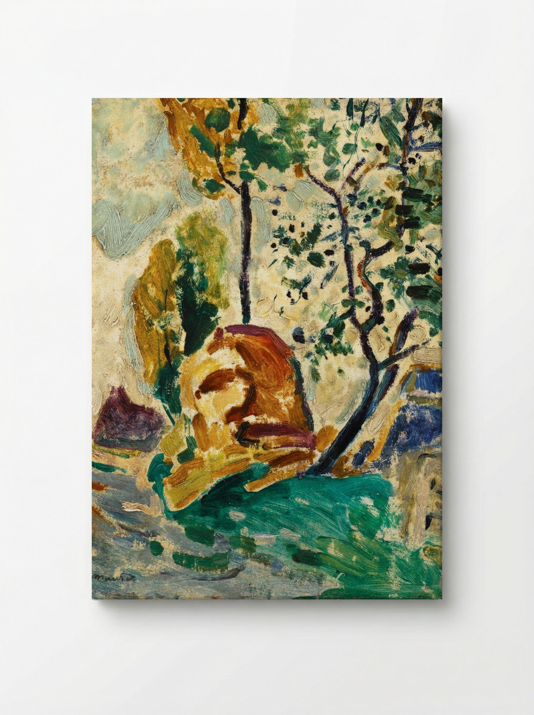 Tree and Rock - Alfred Henry Maurer - Canvas