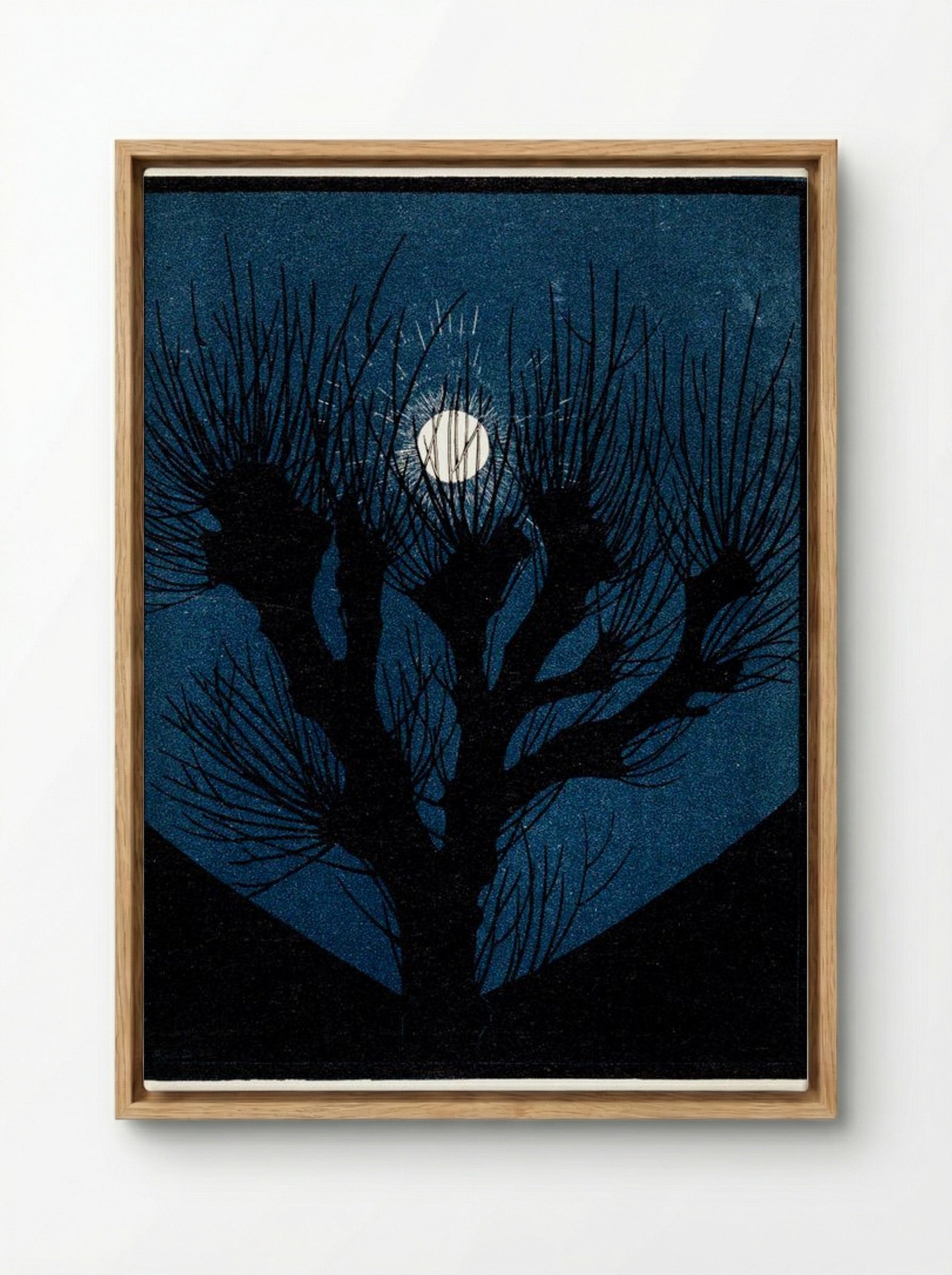 Moon Light - Julie de Graag - Framed Canvas Wood