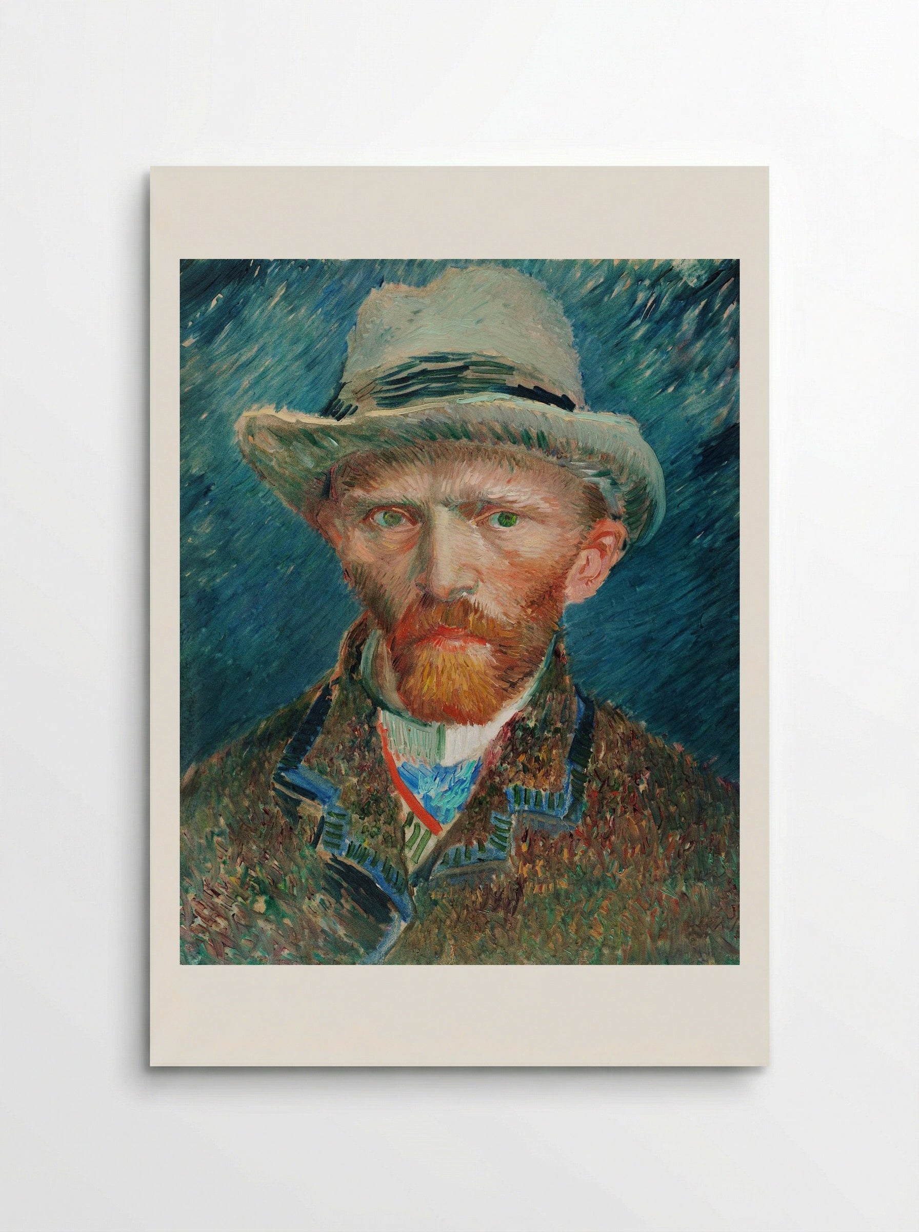 Self-Portrait with Grey Felt Hat - Vincent van Gogh - Poster