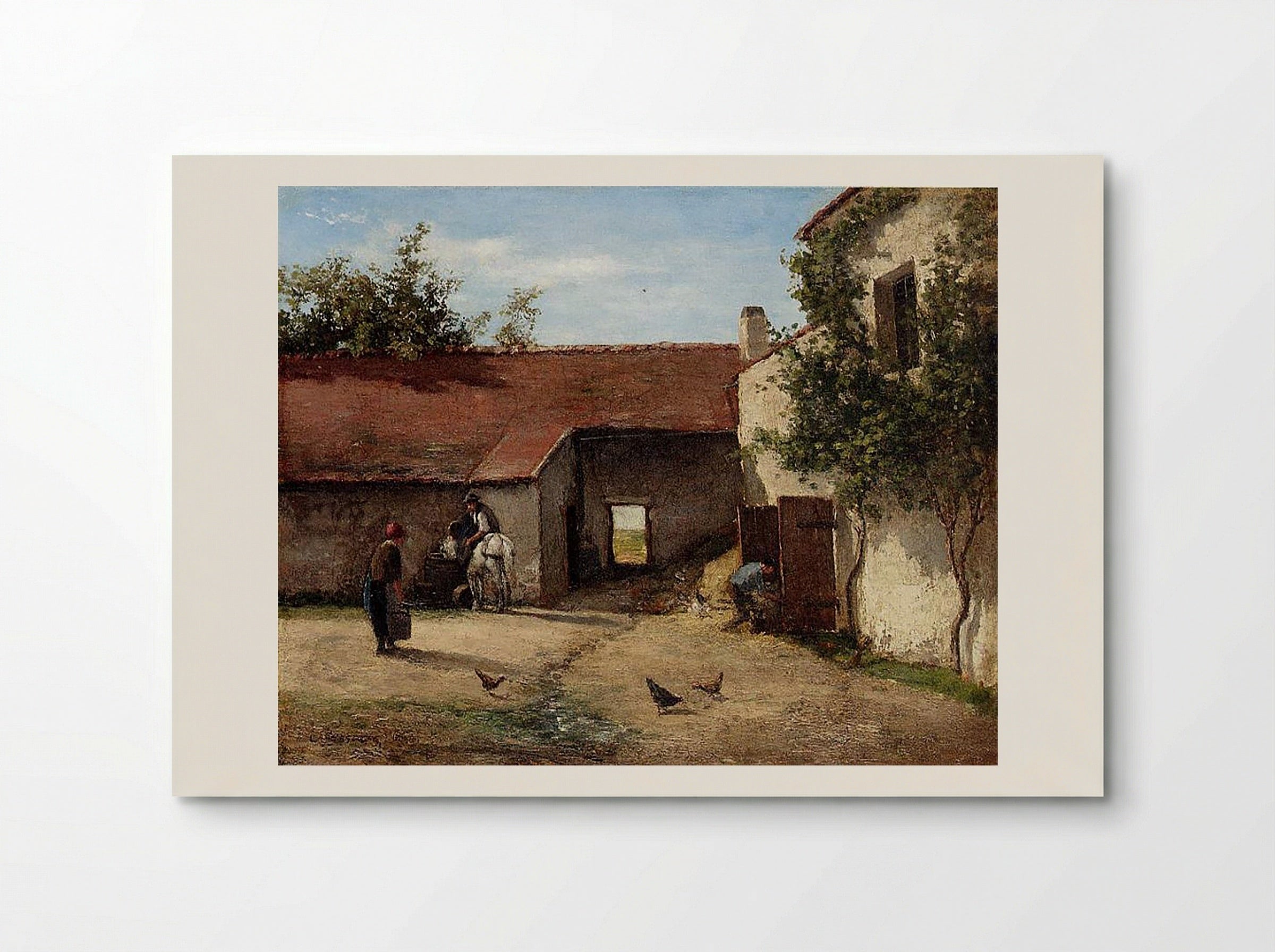 Farmyard - Constant Troyon - Poster