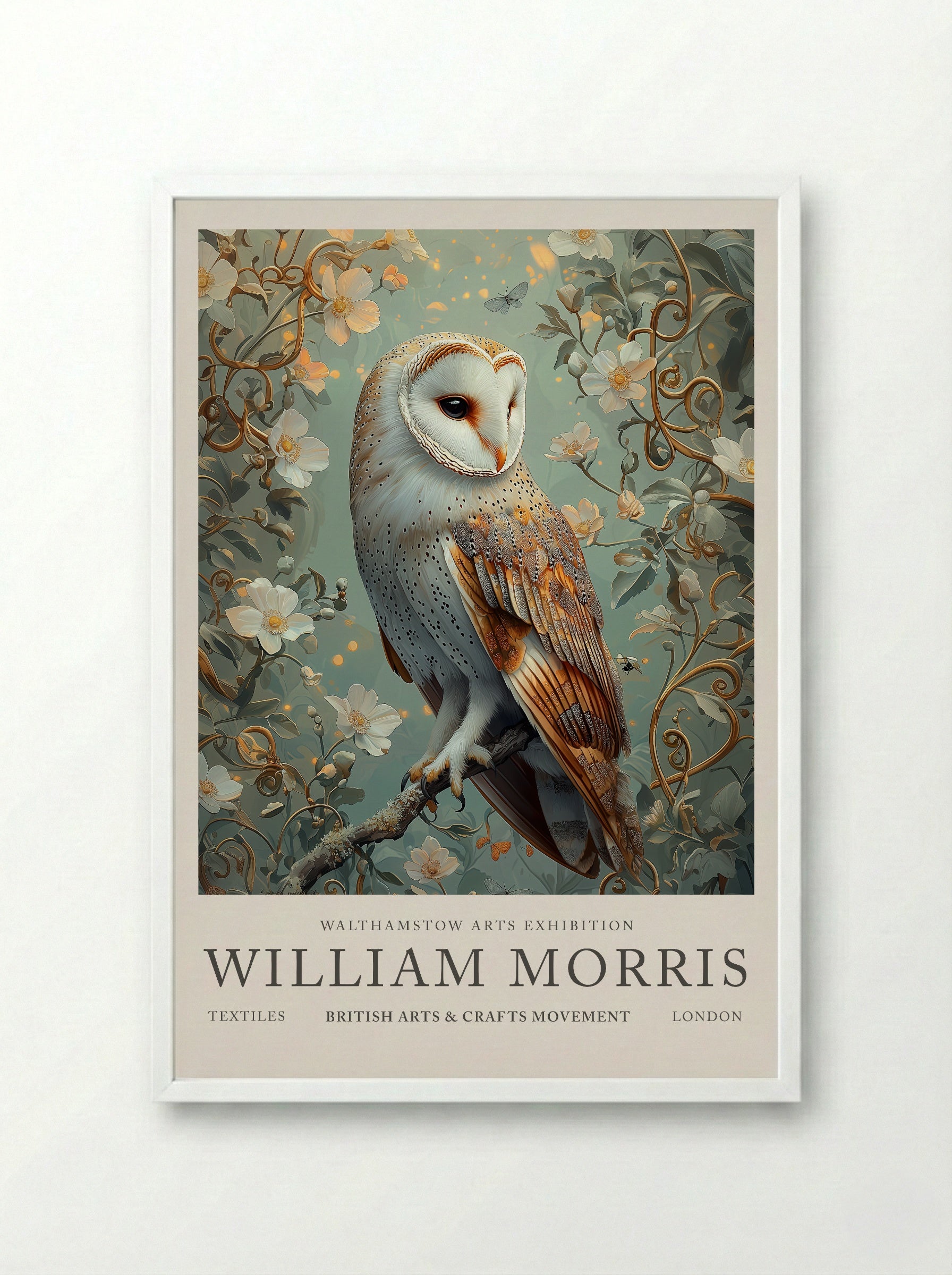 Barn Owl Whispering Wings - William Morris