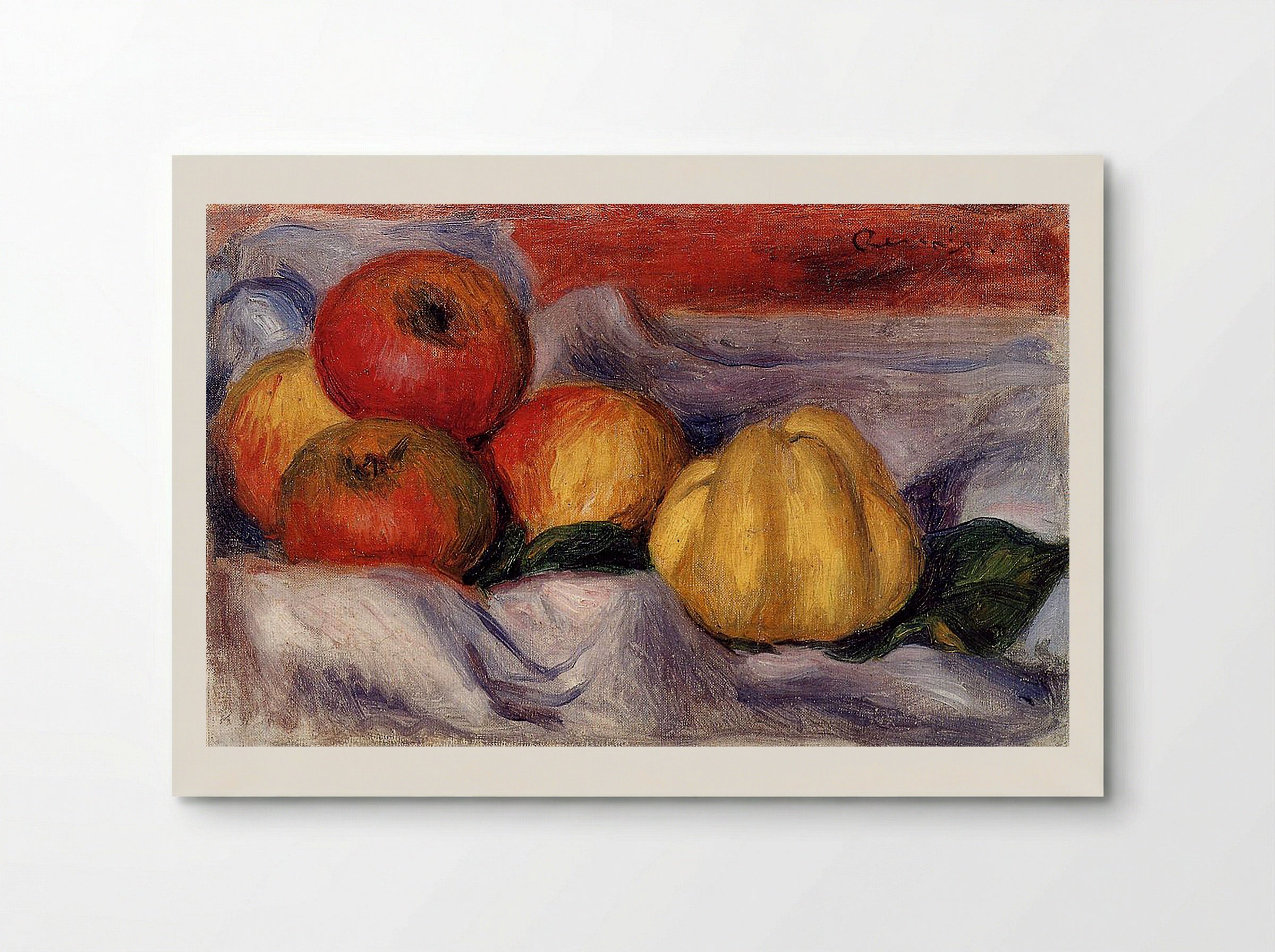 Still Life with Apples - Pierre-Auguste Renoir - Poster