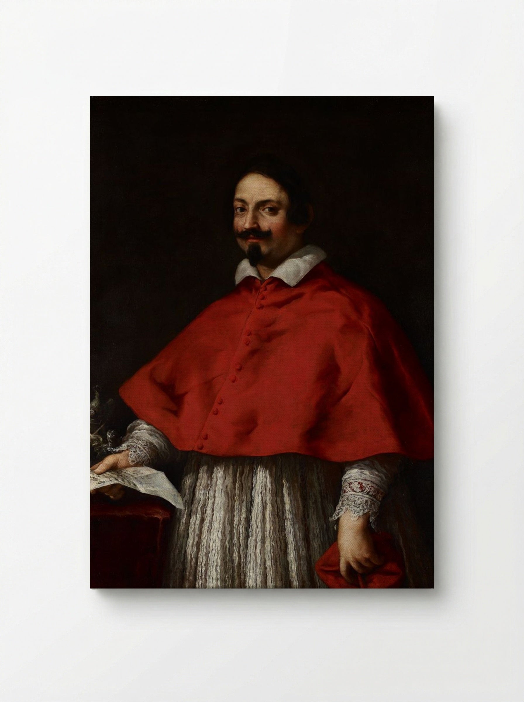 Portrait of Cardinal Pietro Maria Borghese - Giovanni Battista Gaulli - Canvas