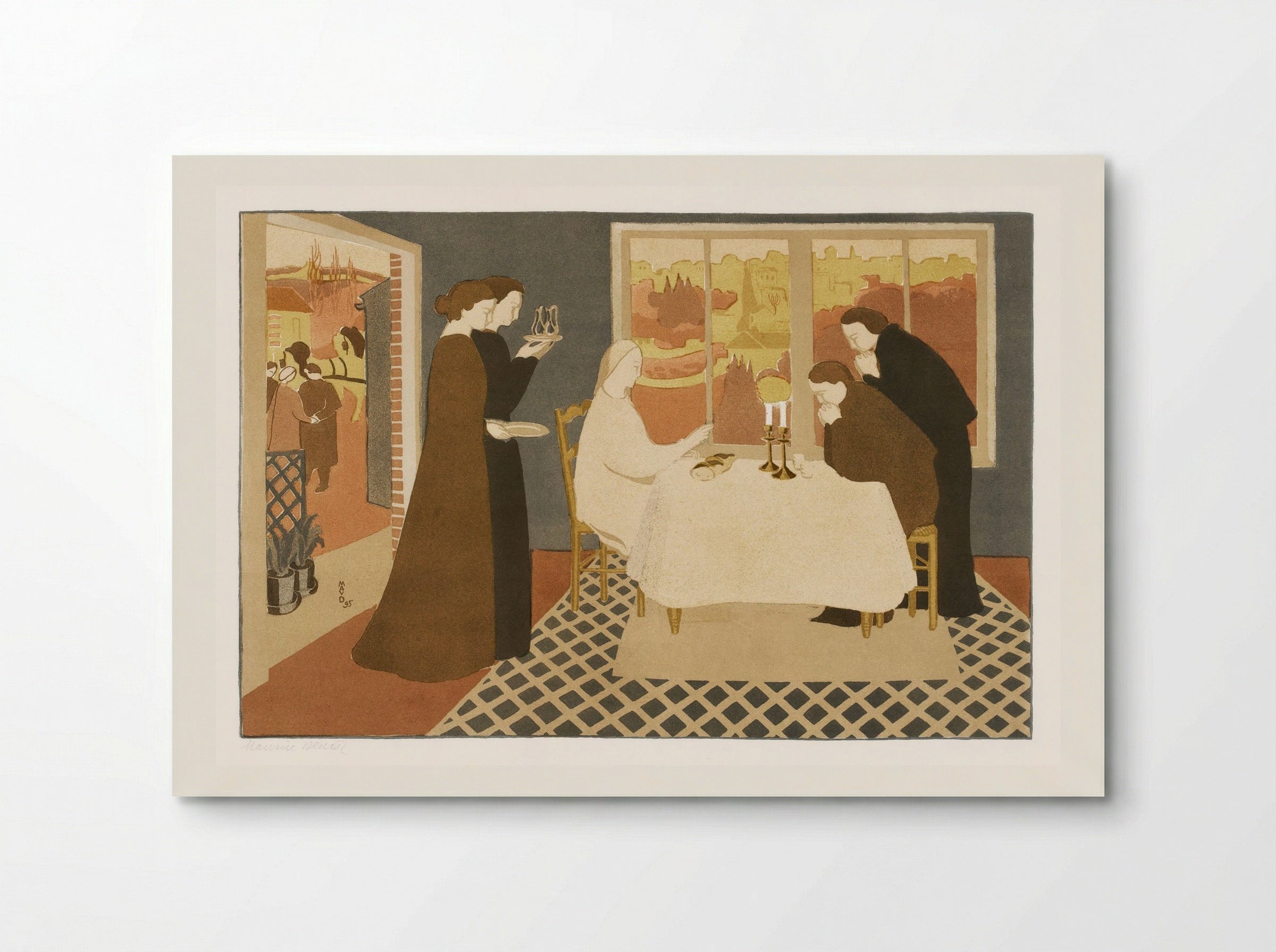The Pilgrims of Emmaus - Maurice Denis - Poster