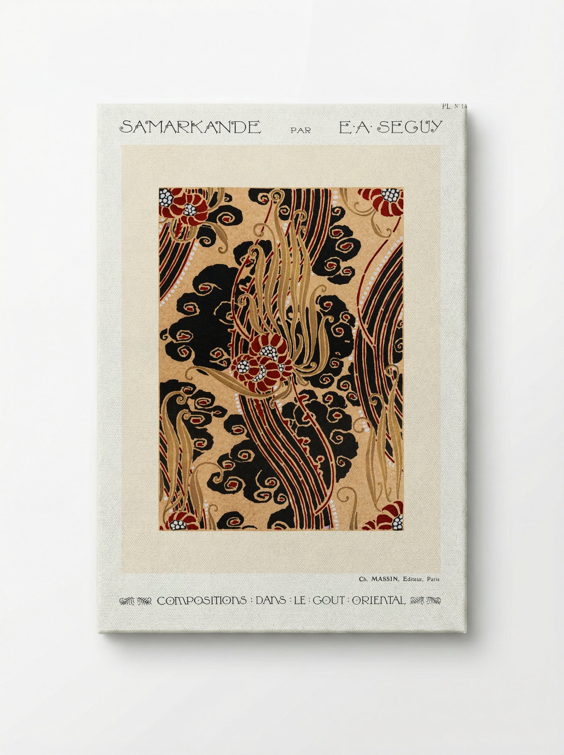 Samarkande (Plate 14, Compositions in the Oriental Style) - Émile-Allain Séguy - Canvas