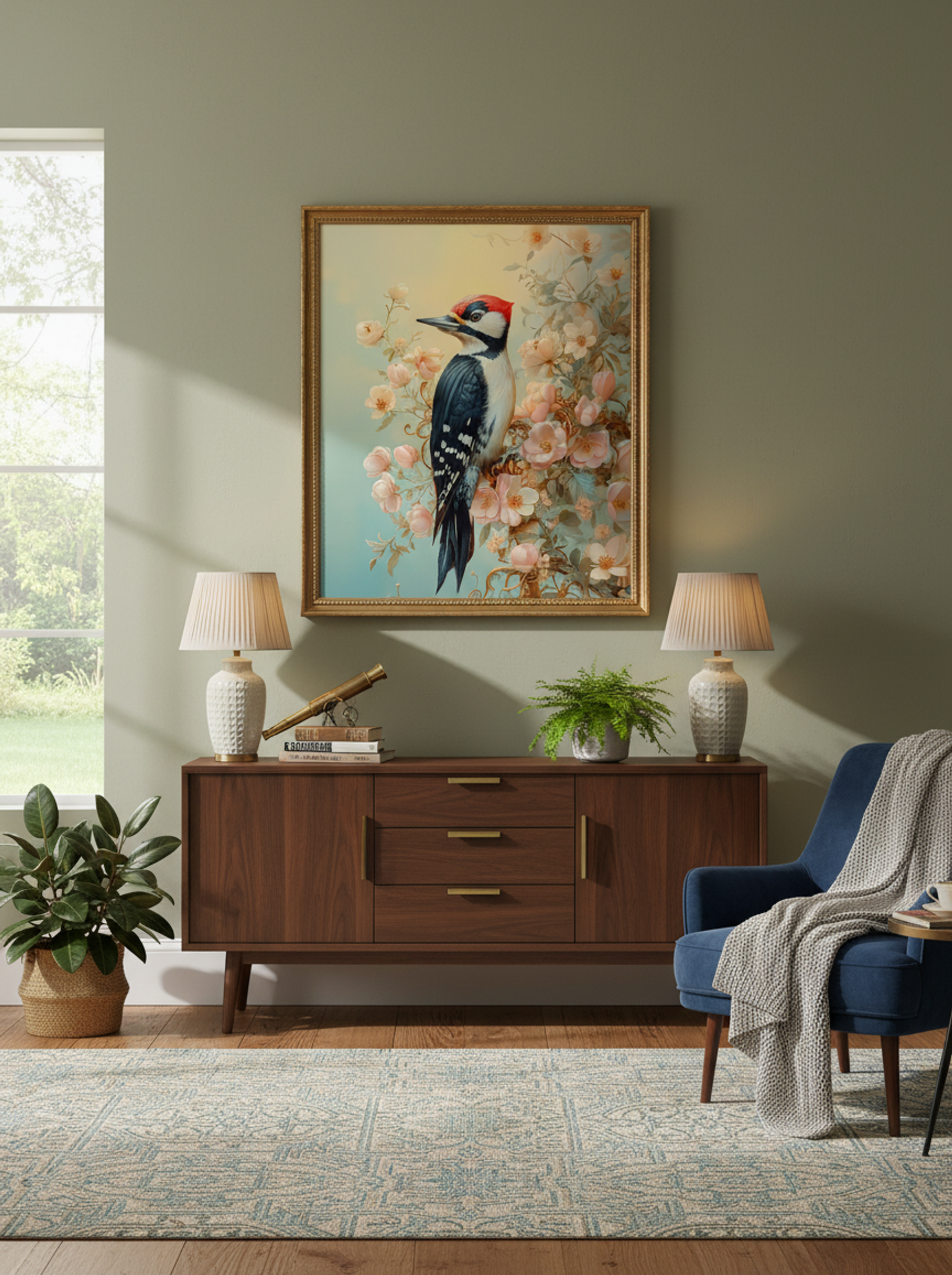 The Great Spotted Woodpecker - William Morris - Lifestyle