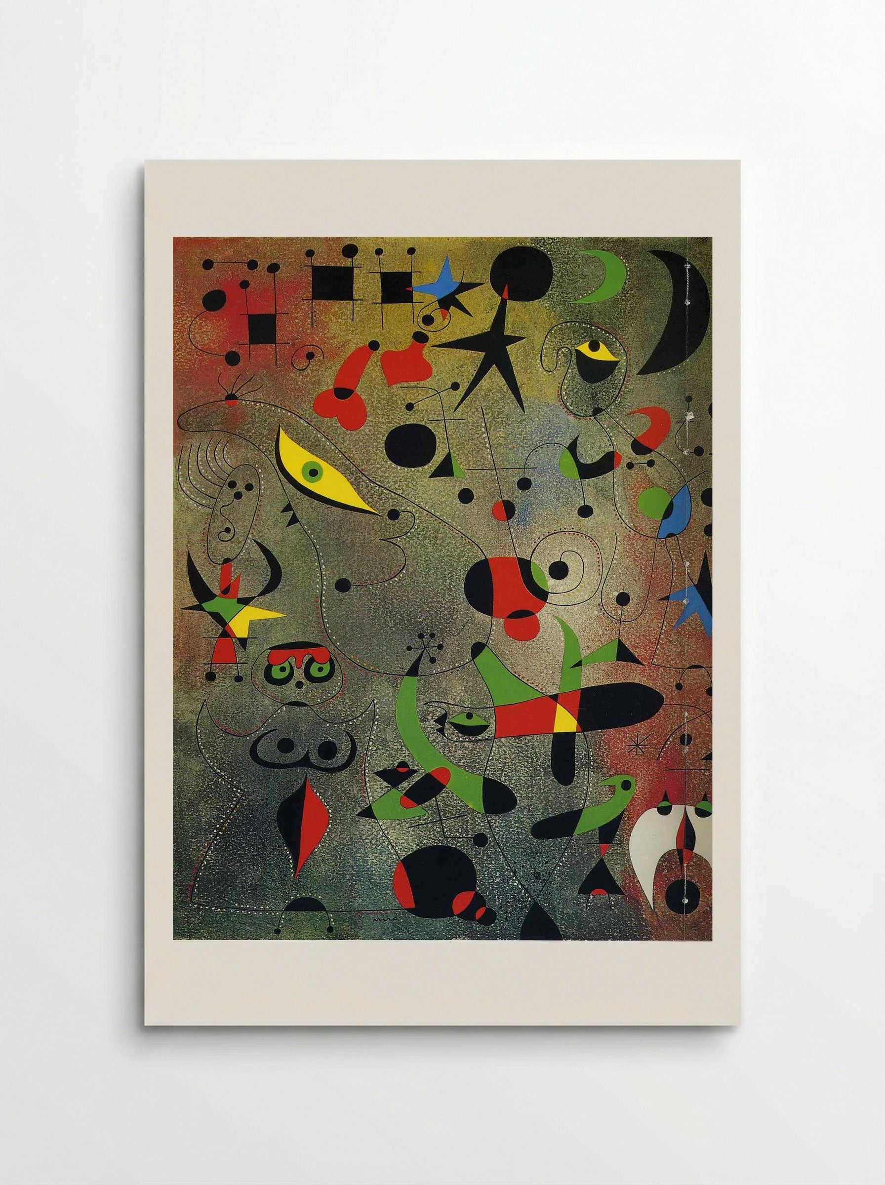 Constellation Awakening at Dawn - Joan Miró - Poster