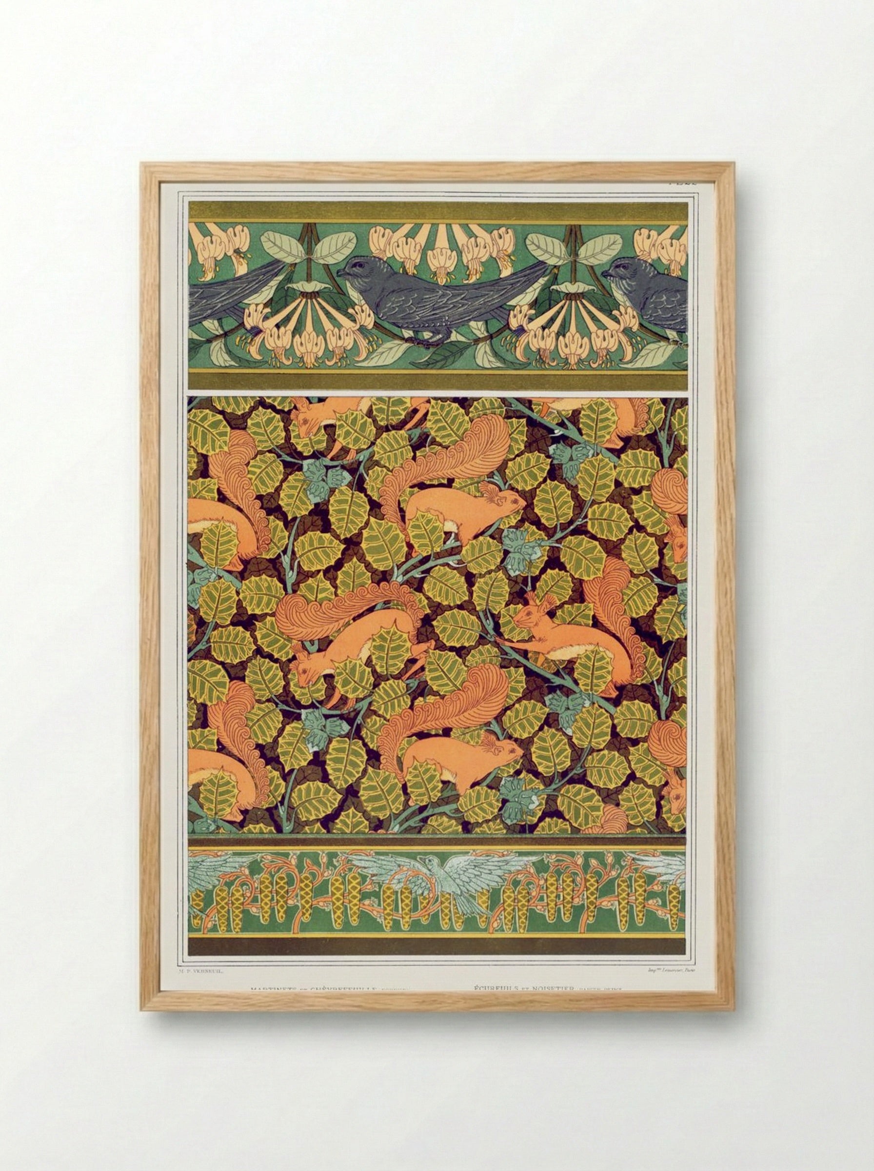 L'Animal dans la Décoration, Plate 22 - Maurice Pillard Verneuil - Framed Print Wood