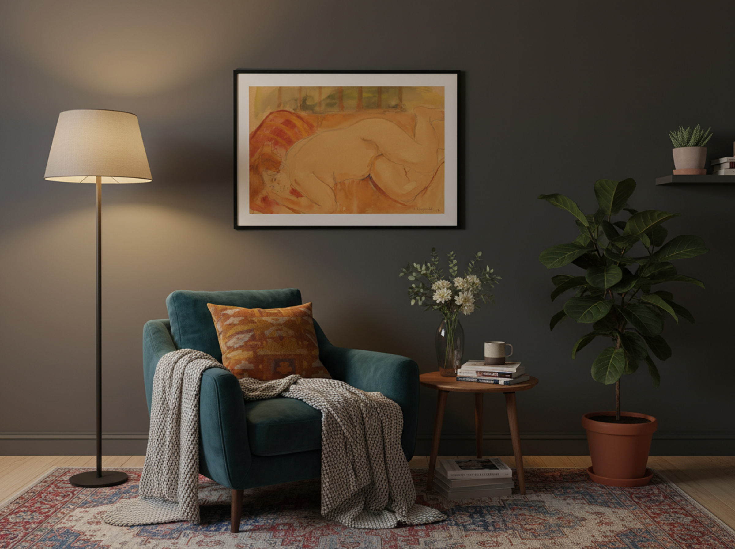 Reclining Nude - Cyprián Majerník - Lifestyle