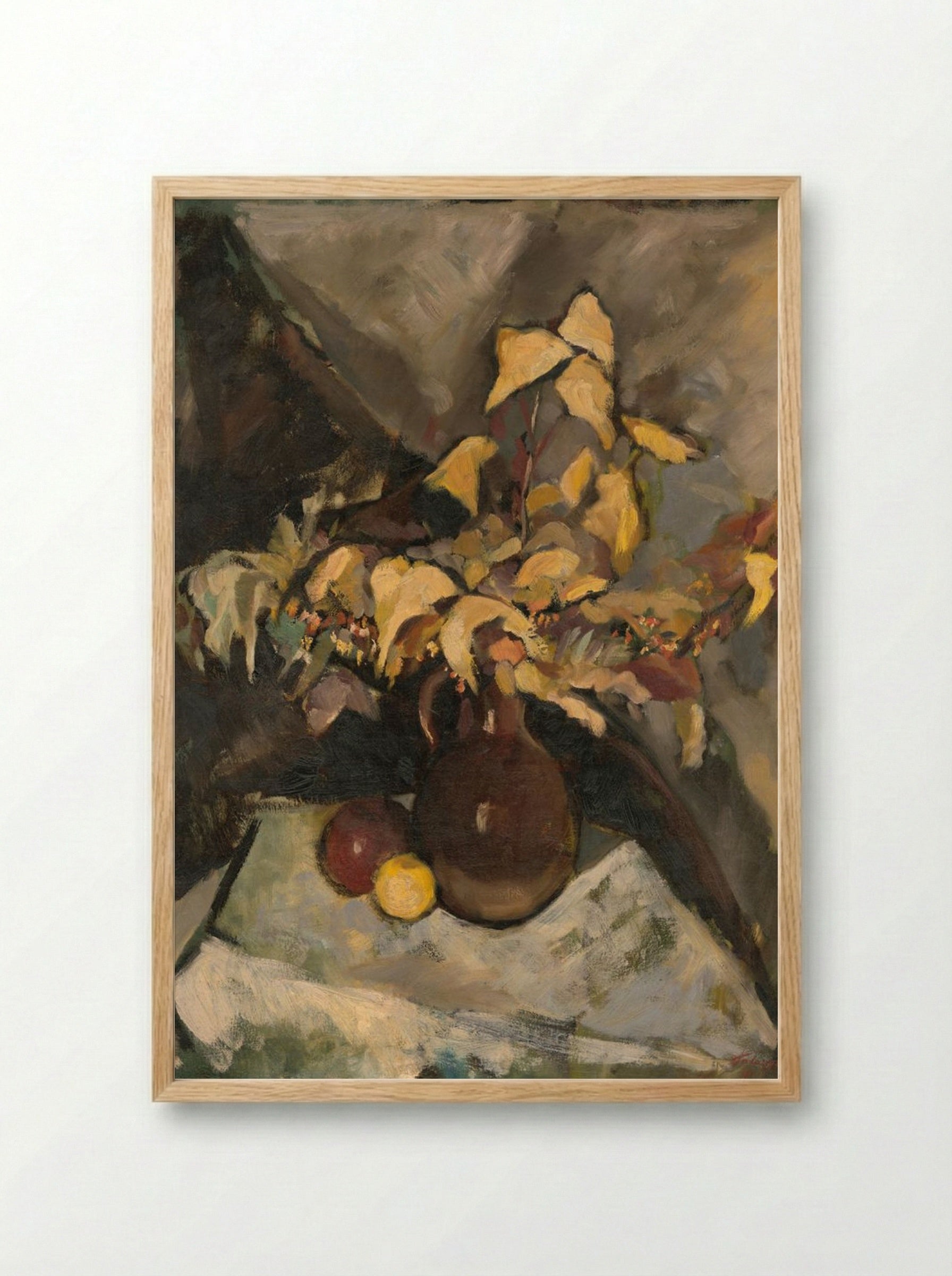 Autumn Still Life - Zolo Palugyay - Framed Print Wood