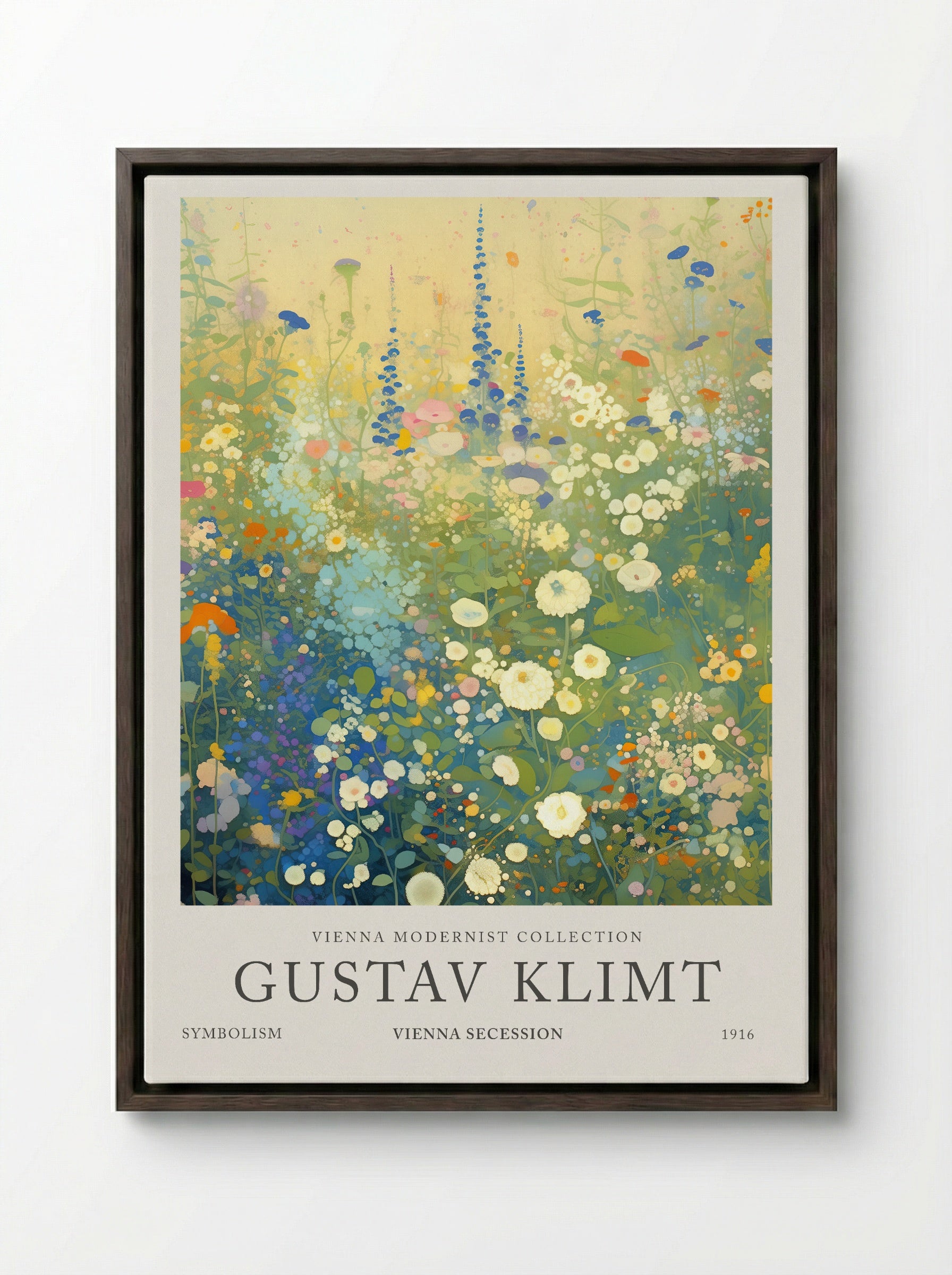 Blue Harmony Garden - Gustav Klimt