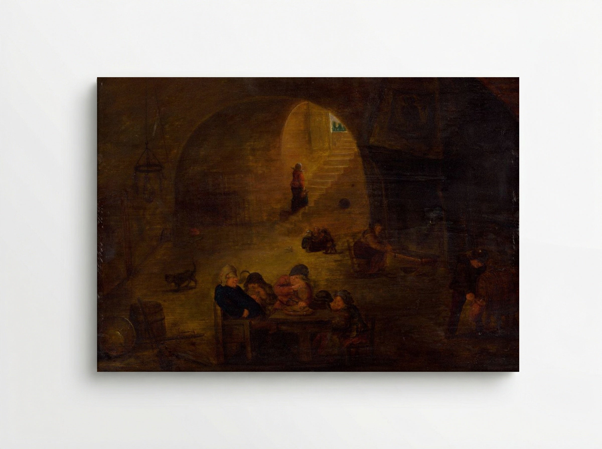 In the Wine Cellar - David Teniers the Younger - Canvas
