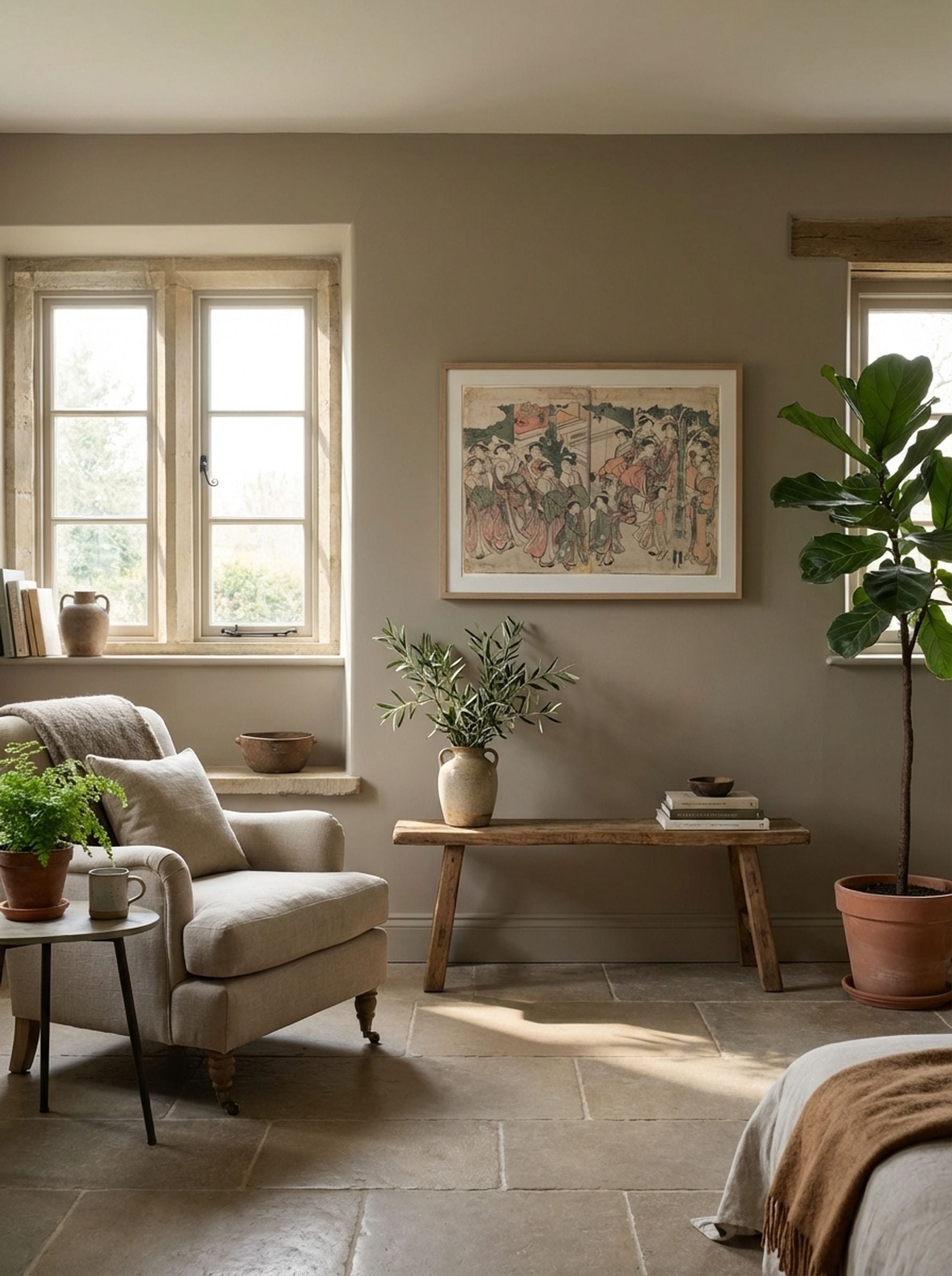 Courtesan's Entourage at New Year's Festival - Fine Art Print - Lifestyle