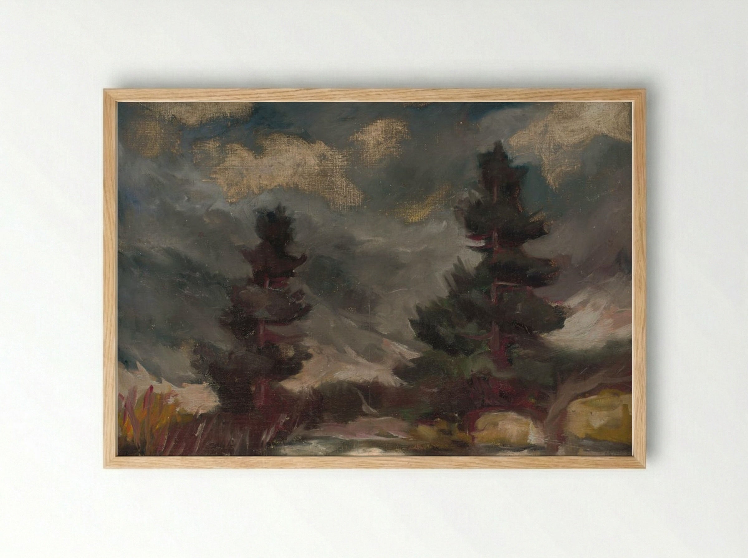 Tatra Landscape - Zolo Palugyay - Framed Print Wood