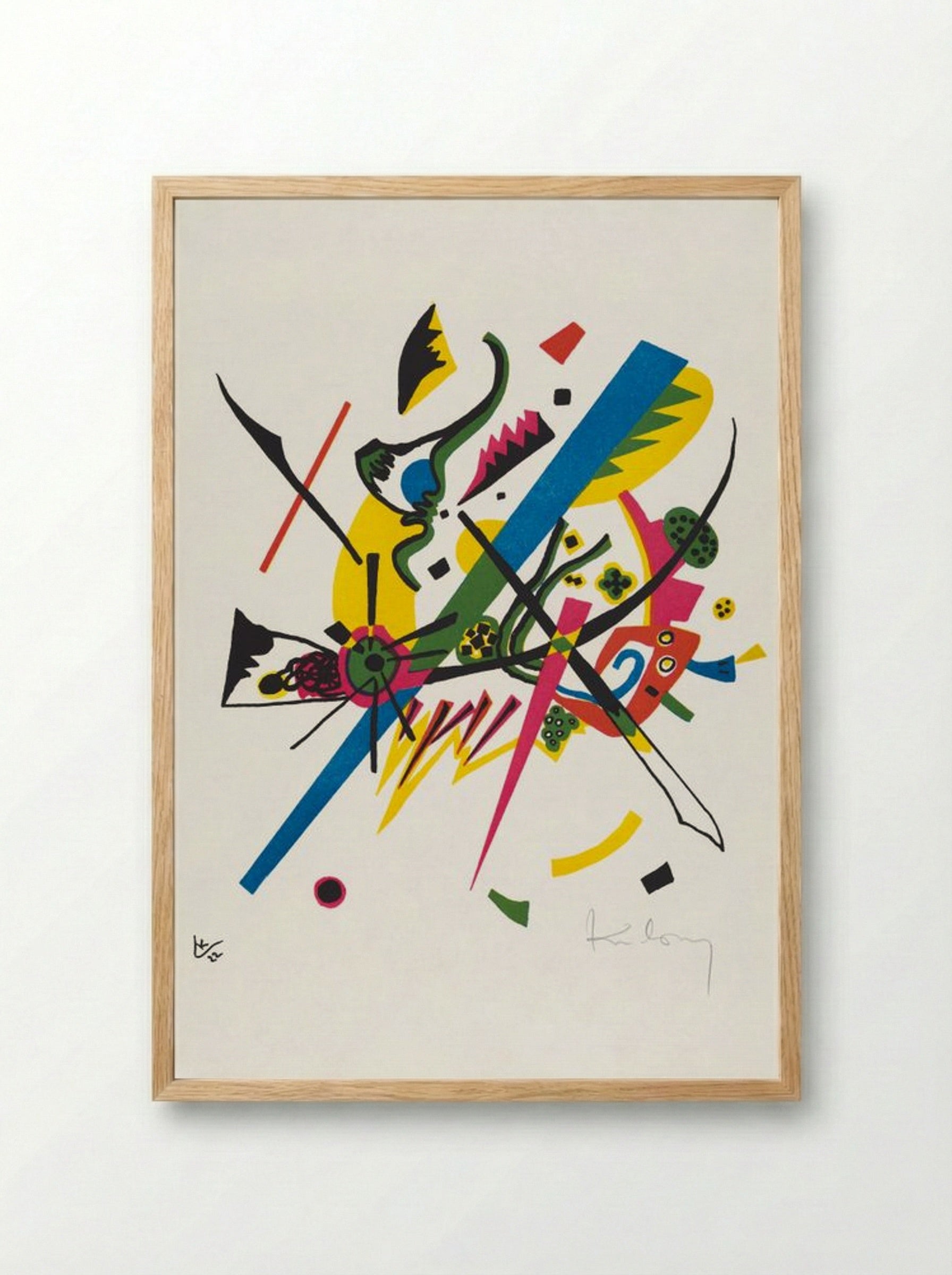 Kleine Welten I (Small Worlds I) - Wassily Kandinsky - Framed Print Wood
