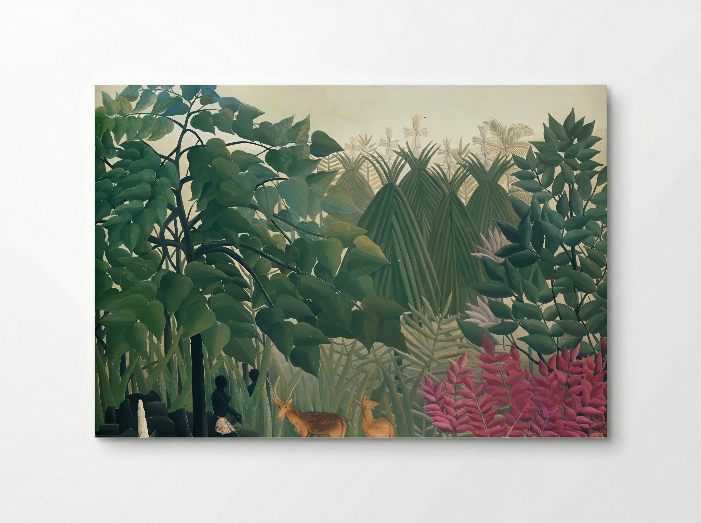 The Waterfall by Henri Rousseau – Naïve Art Jungle Landscape Print - Poster