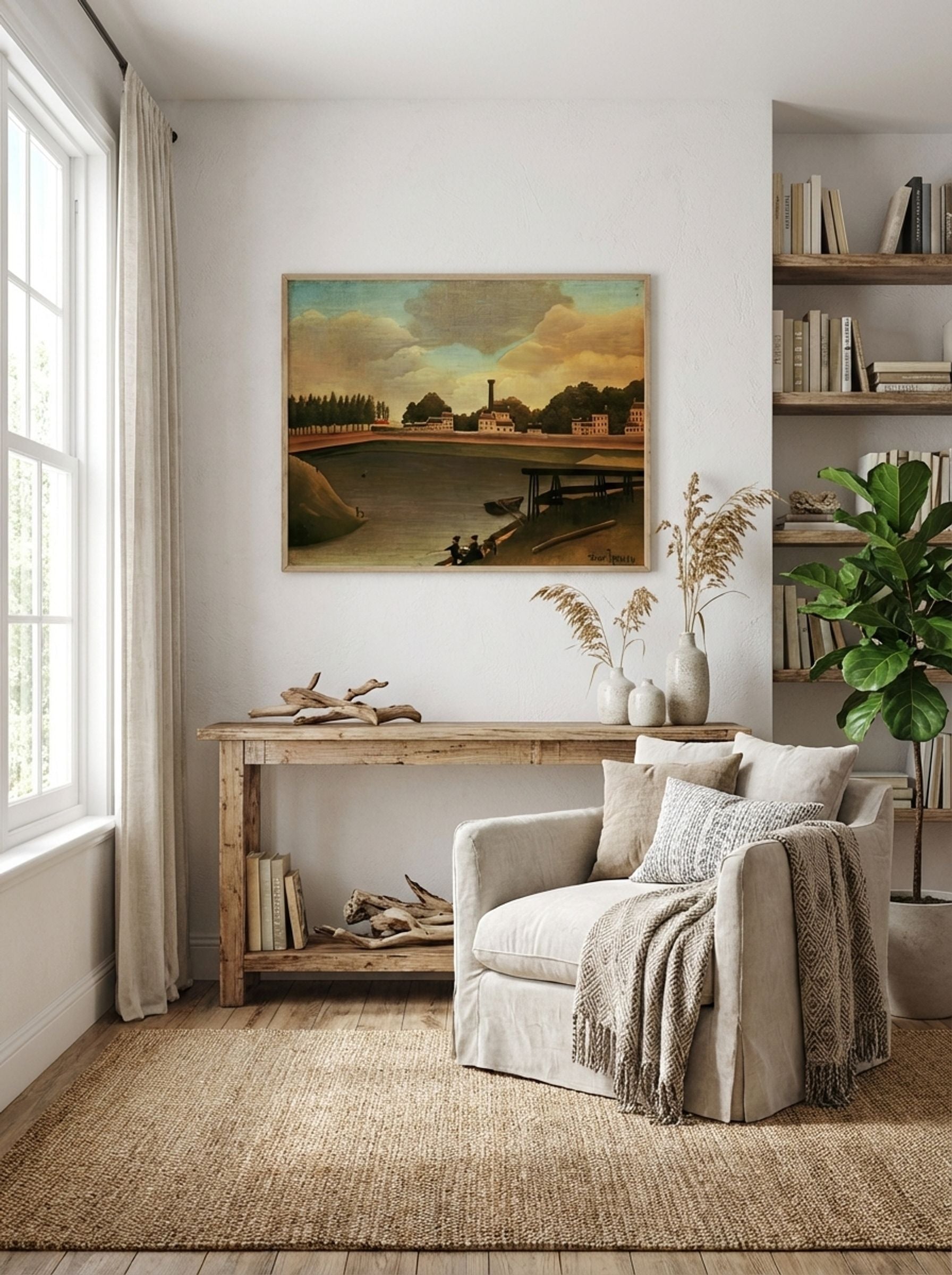 Family Fishing by Henri Matisse – Fauvist Coastal Life Print - Lifestyle