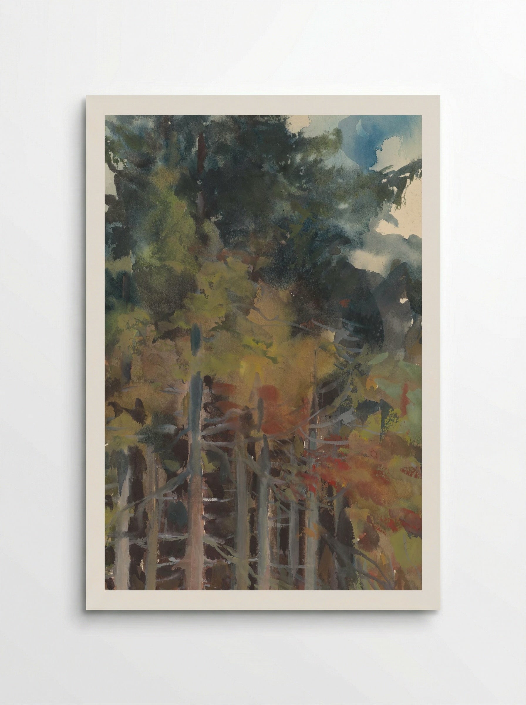 In the Forest in Autumn - Zolo Palugyay - Poster