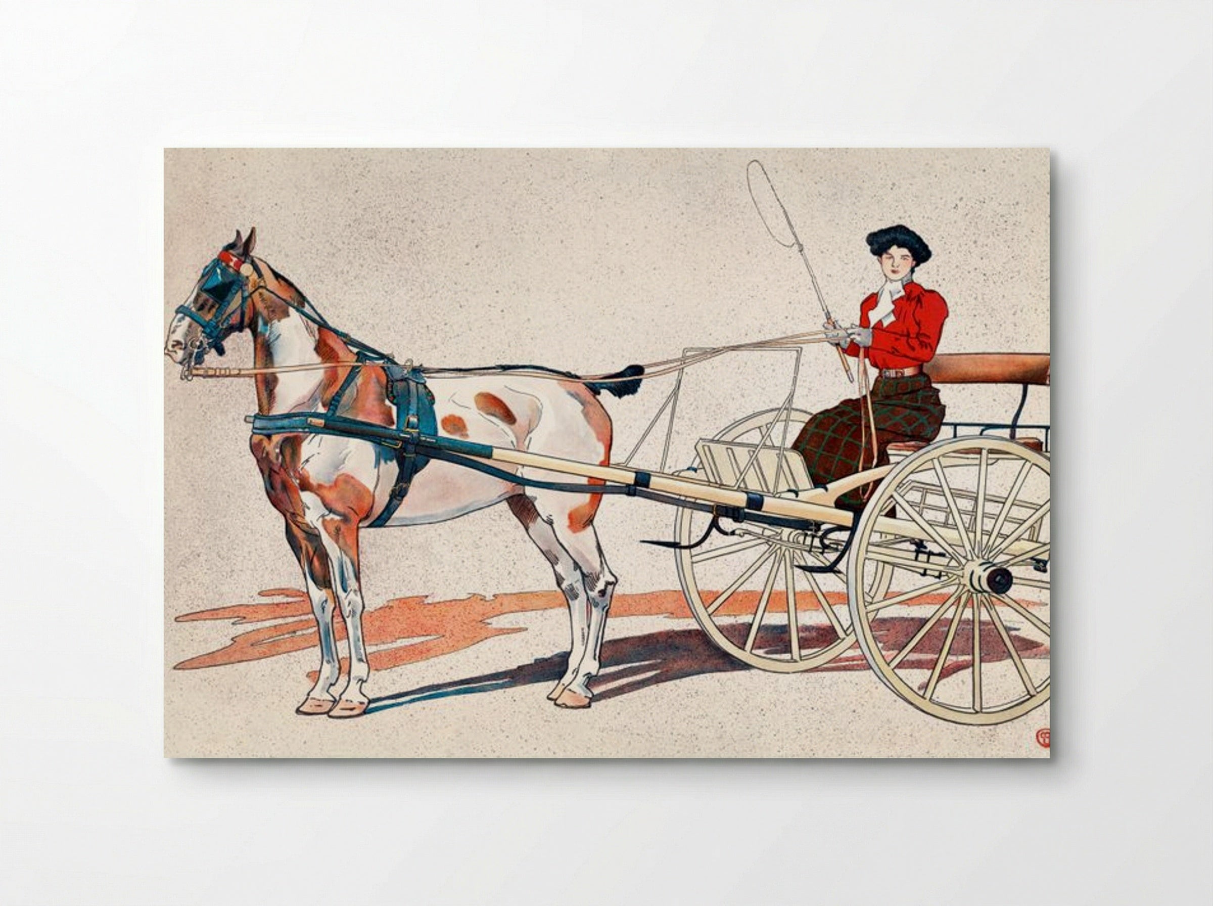 A Kentucky Breaking Cart - Edward Penfield - Poster