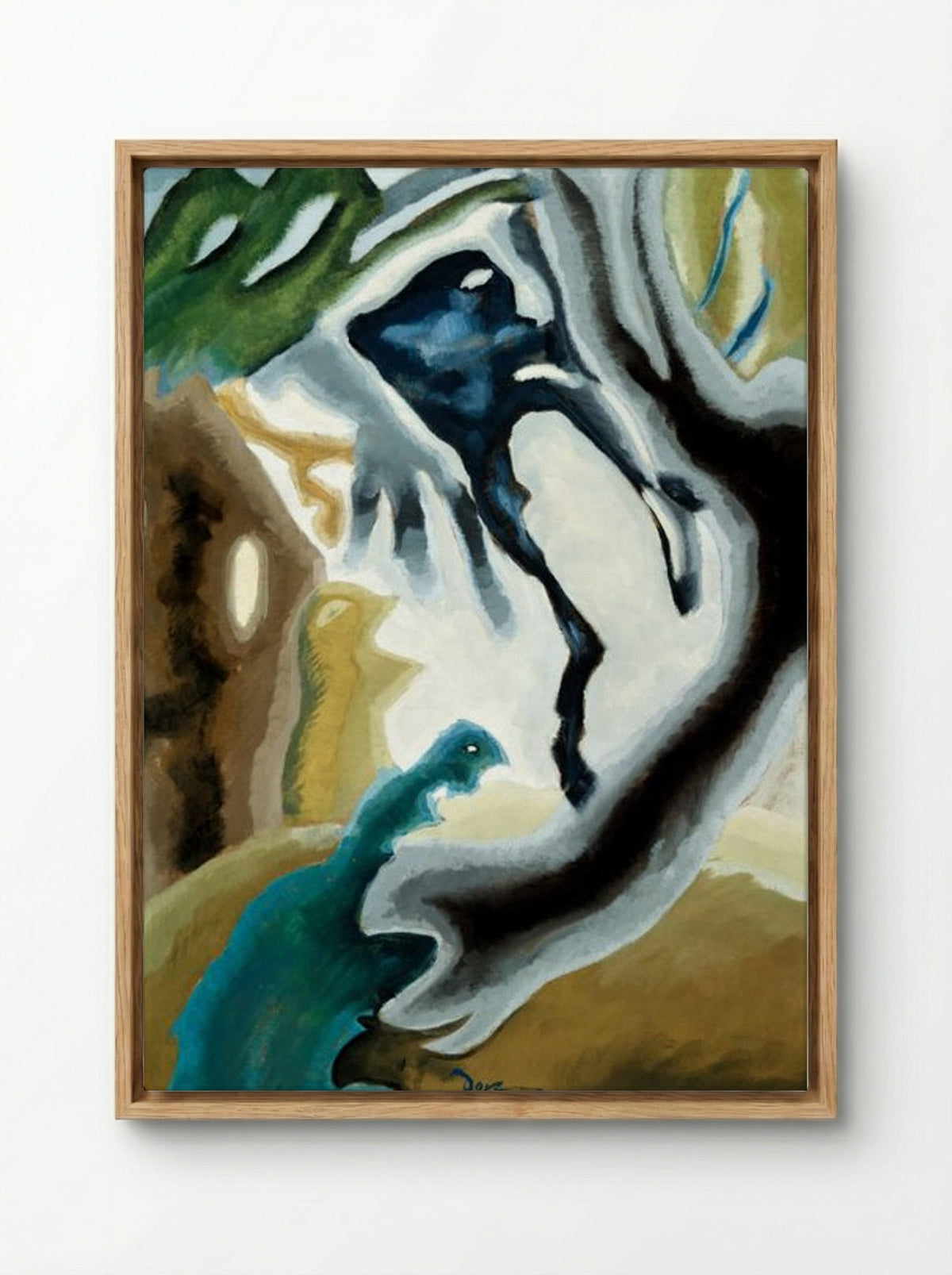 Barnyard Fantasy - Arthur Dove - Framed Canvas Wood