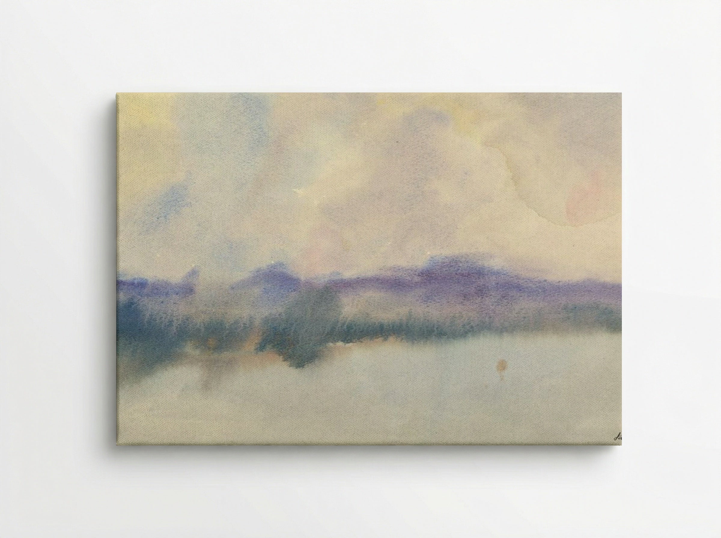 Fog over Fish Pond - Zolo Palugyay - Canvas