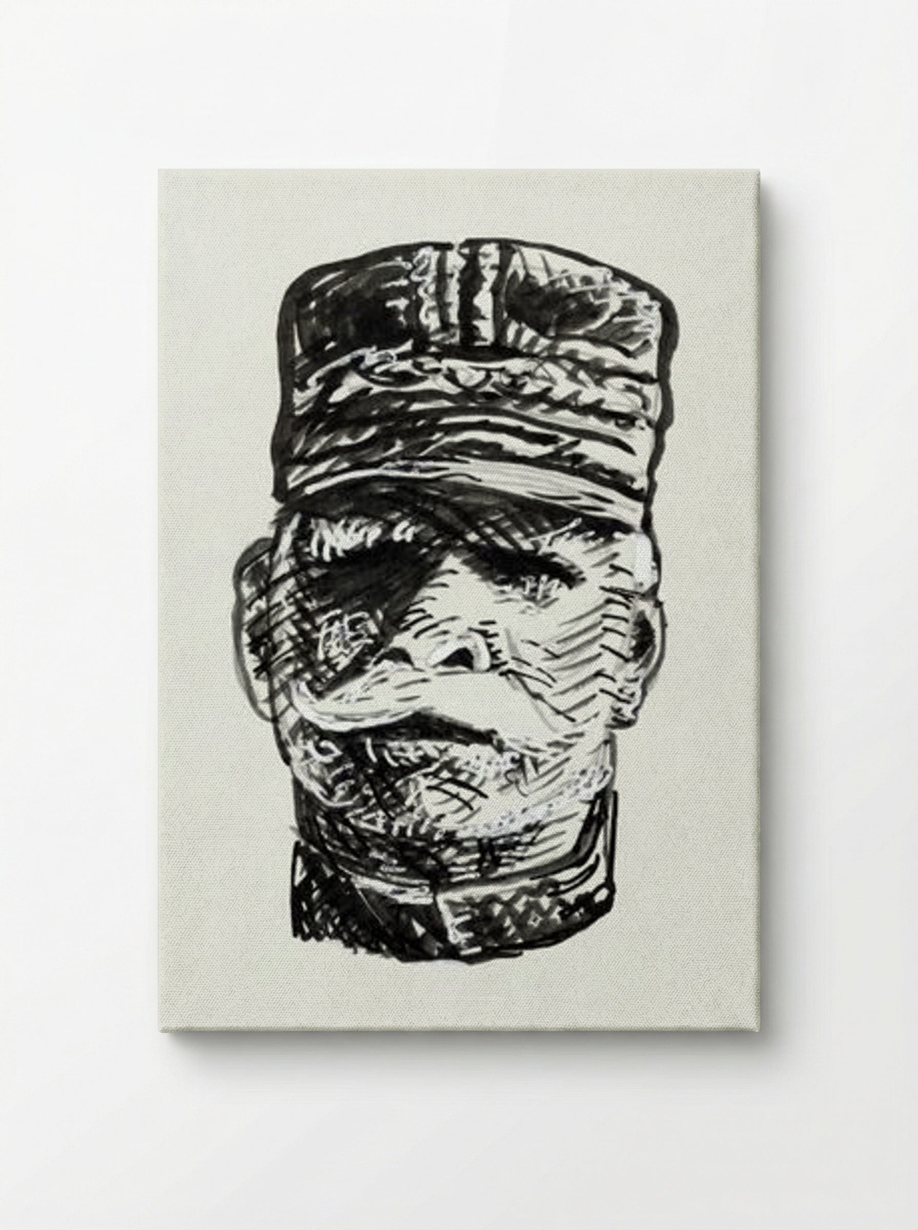 Portrait of General Joseph Jacques Césaire Joffre - Leo Gestel - Canvas