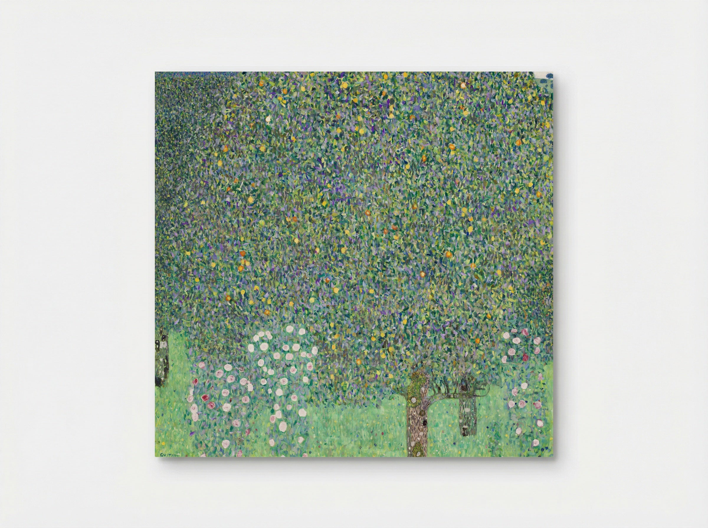 Rosebushes under the Trees - Gustav Klimt - Poster