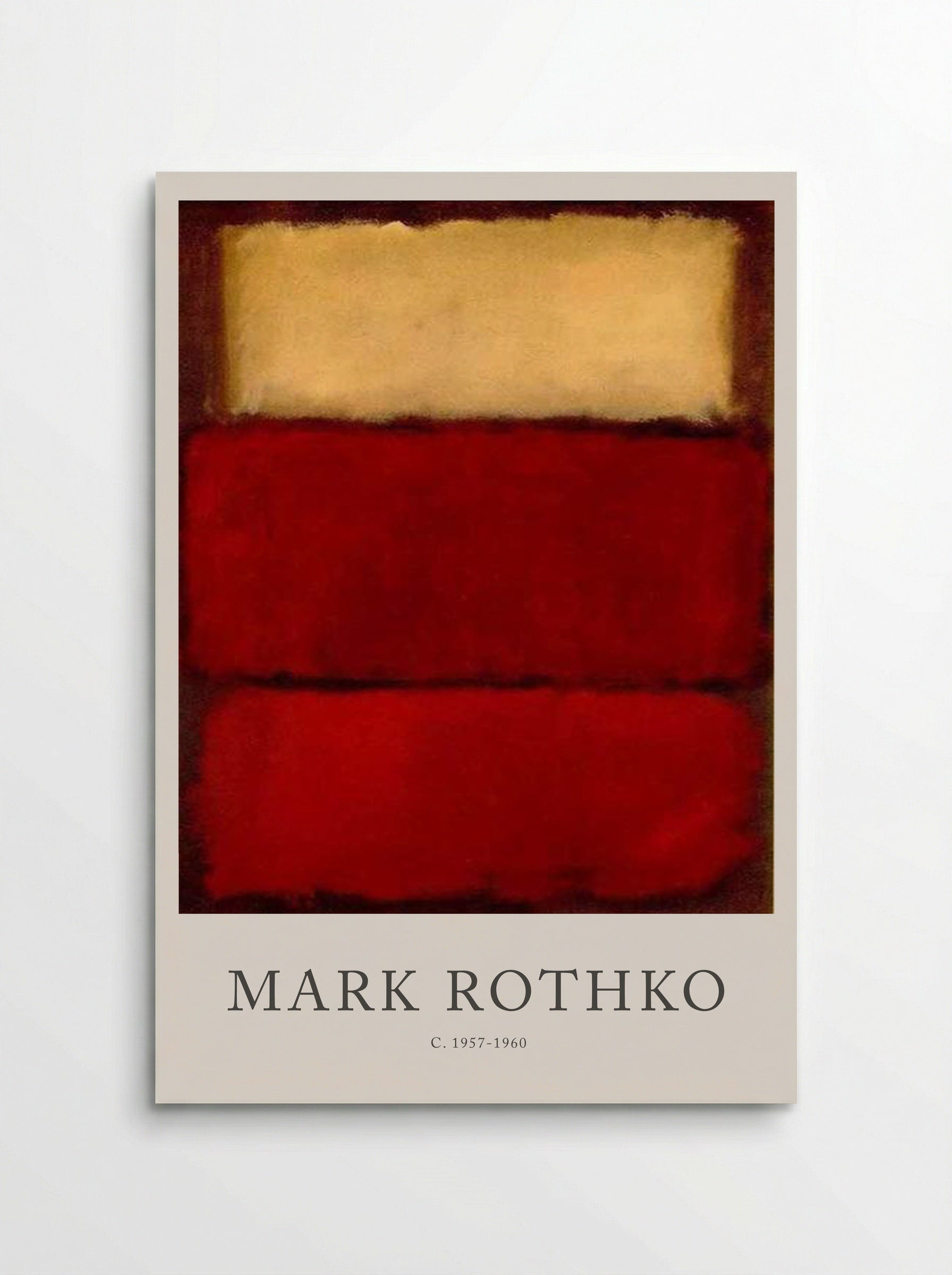 Untitled (Three Rectangles) - Mark Rothko - Poster
