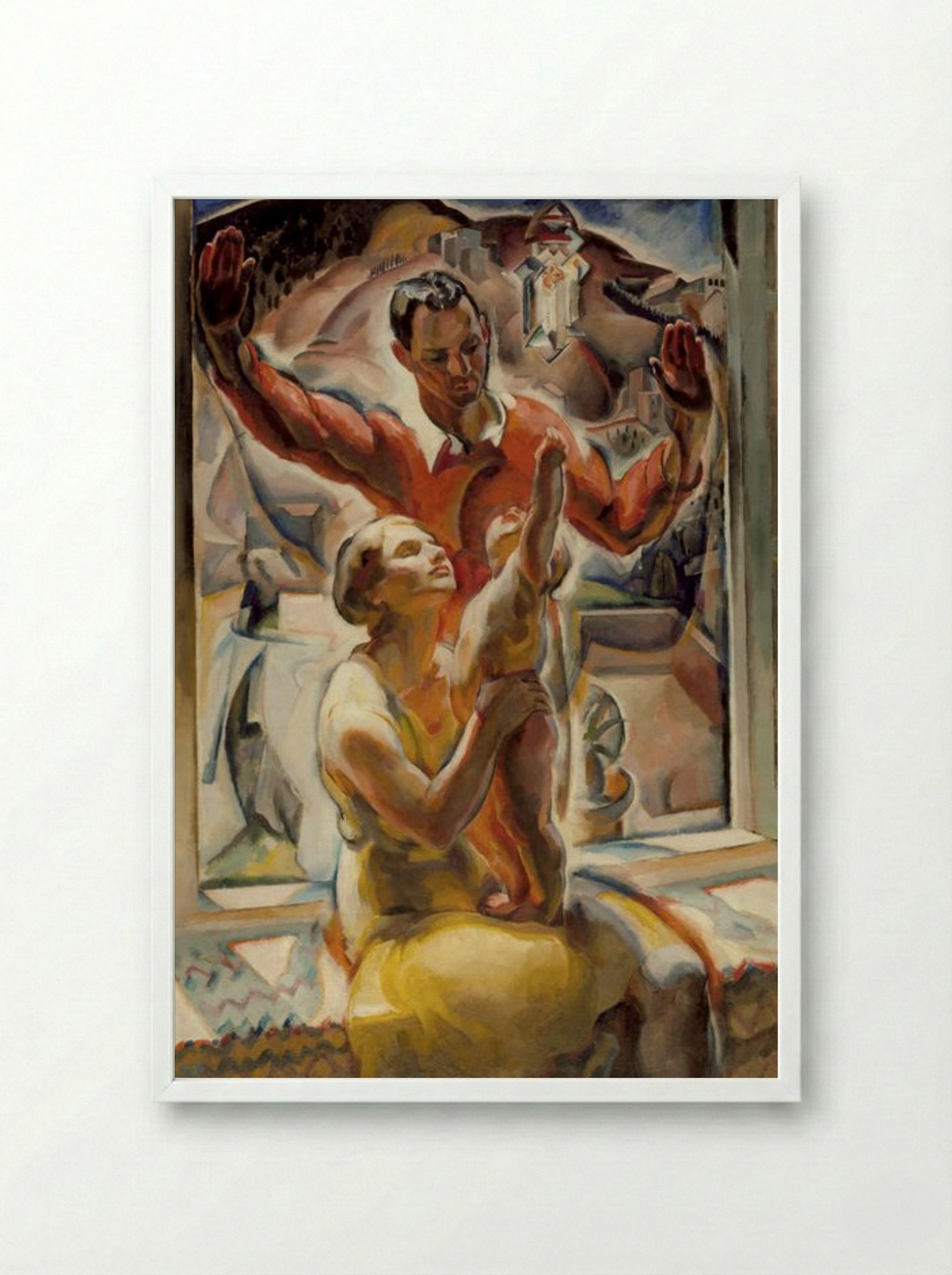 The Herwigs - Edouard Antonin Vysekal - Framed Print White