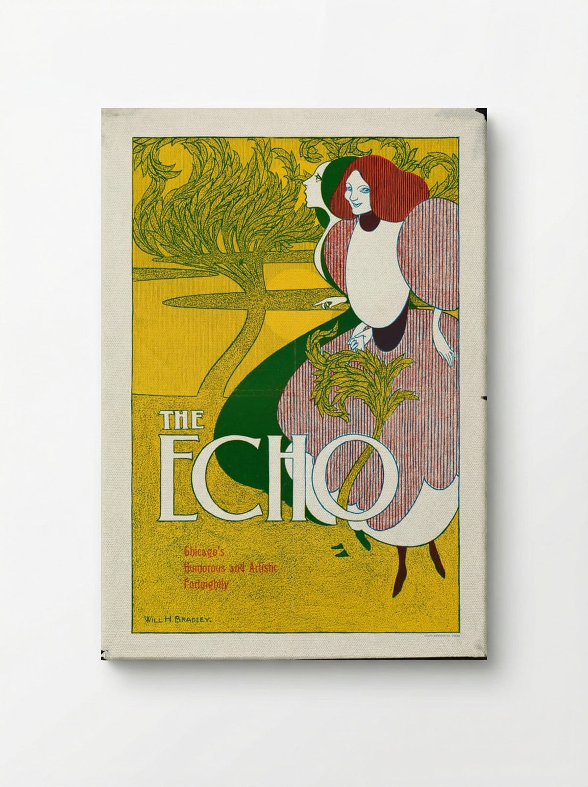 The Echo - Will H. Bradley - Canvas