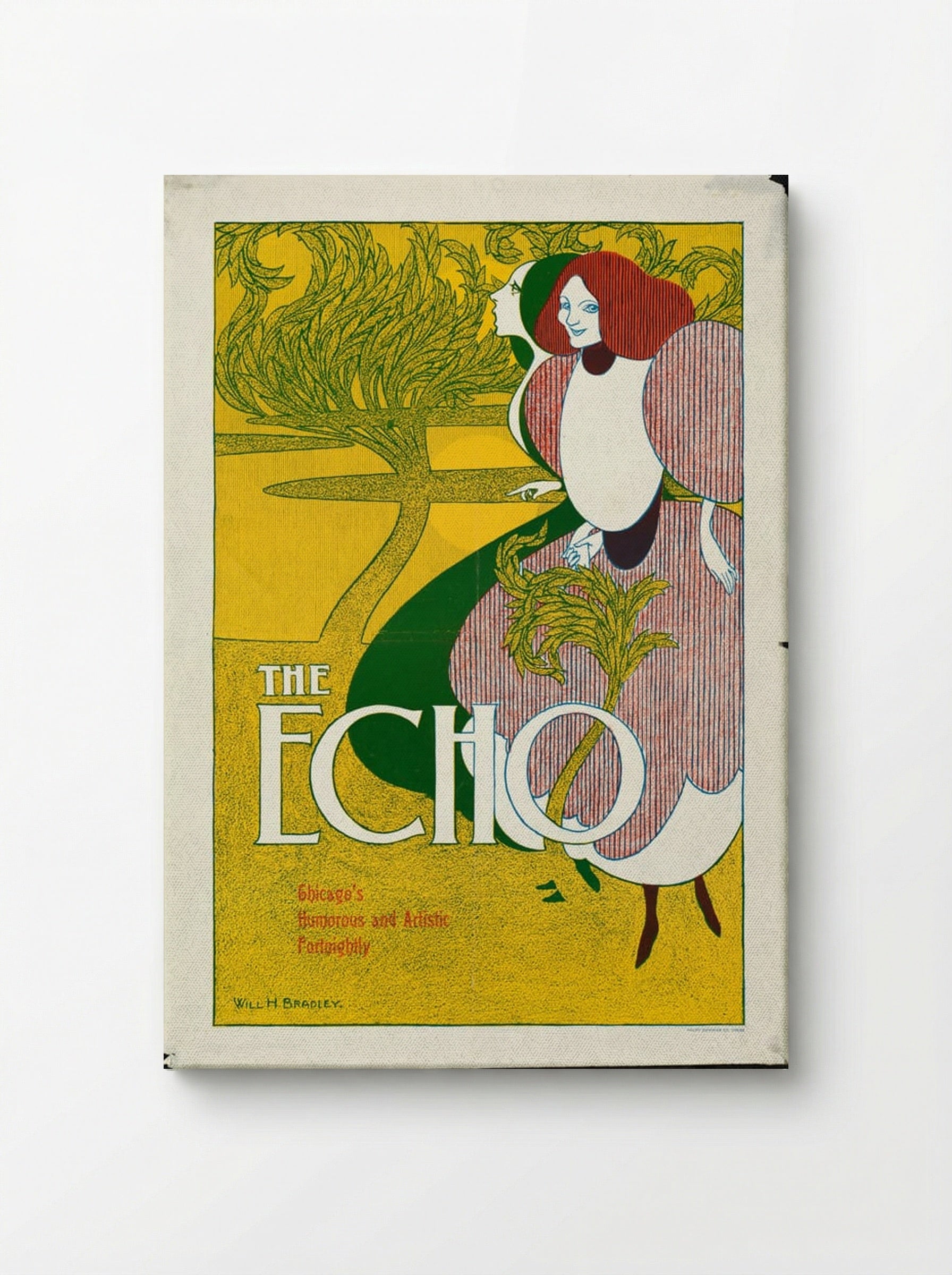 The Echo - Will H. Bradley - Canvas