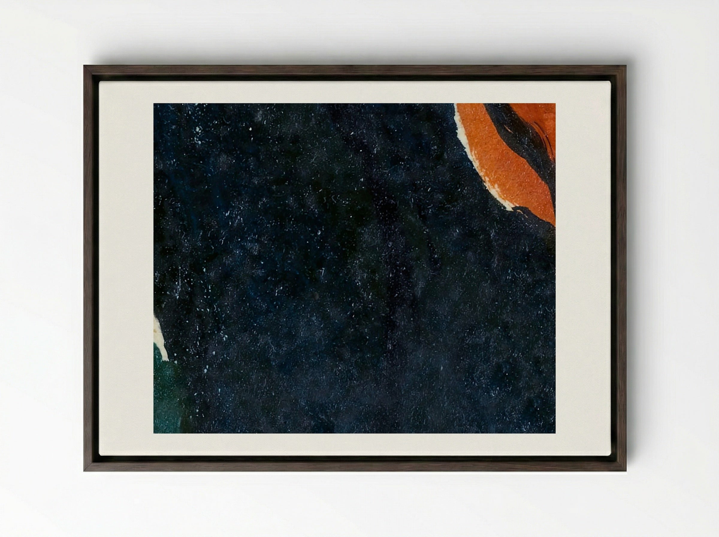 Sun Through Tree I - Arthur Dove - Framed Canvas Dark Wood
