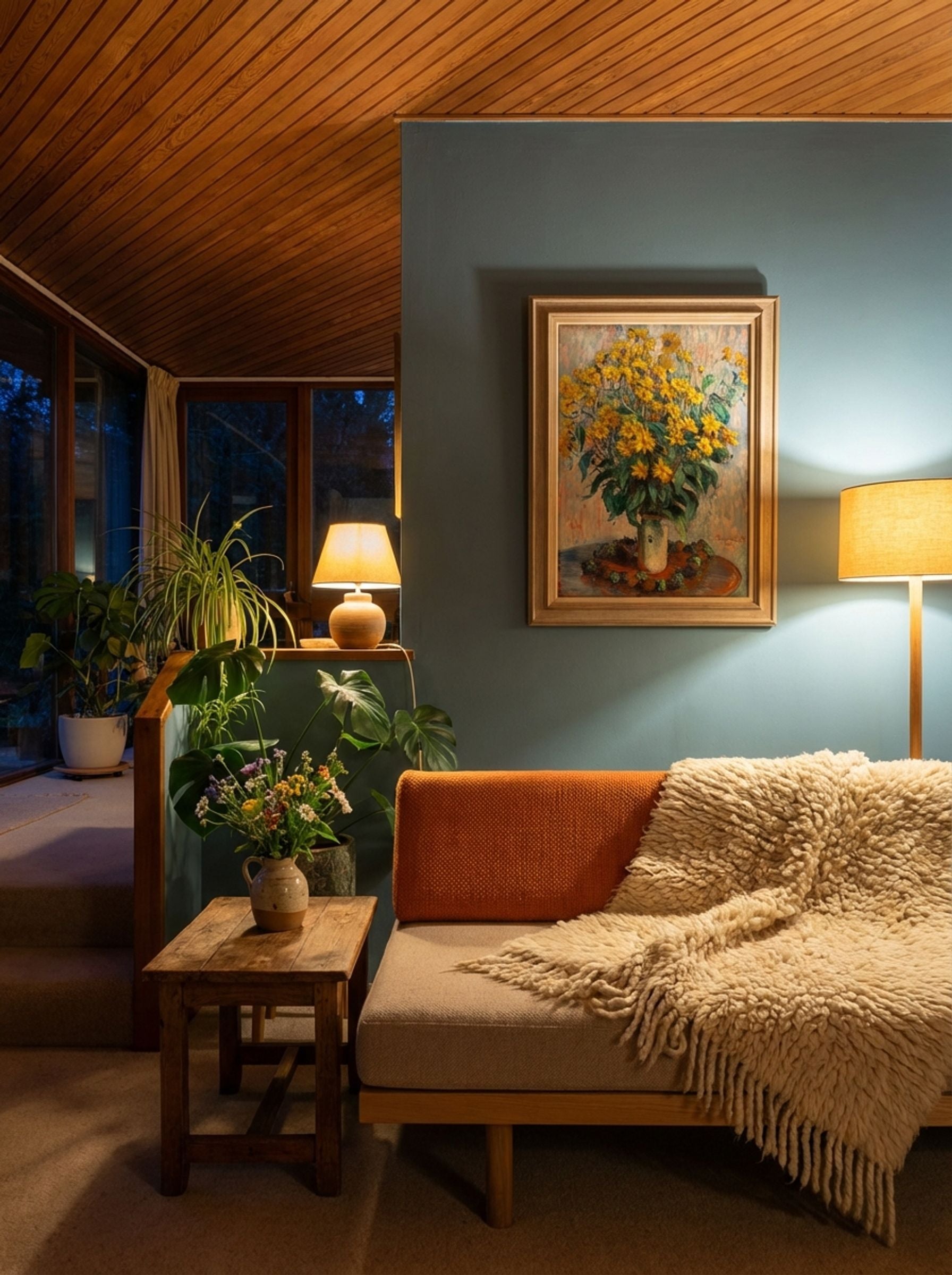 Jerusalem Artichoke Flowers - Claude Monet - Lifestyle