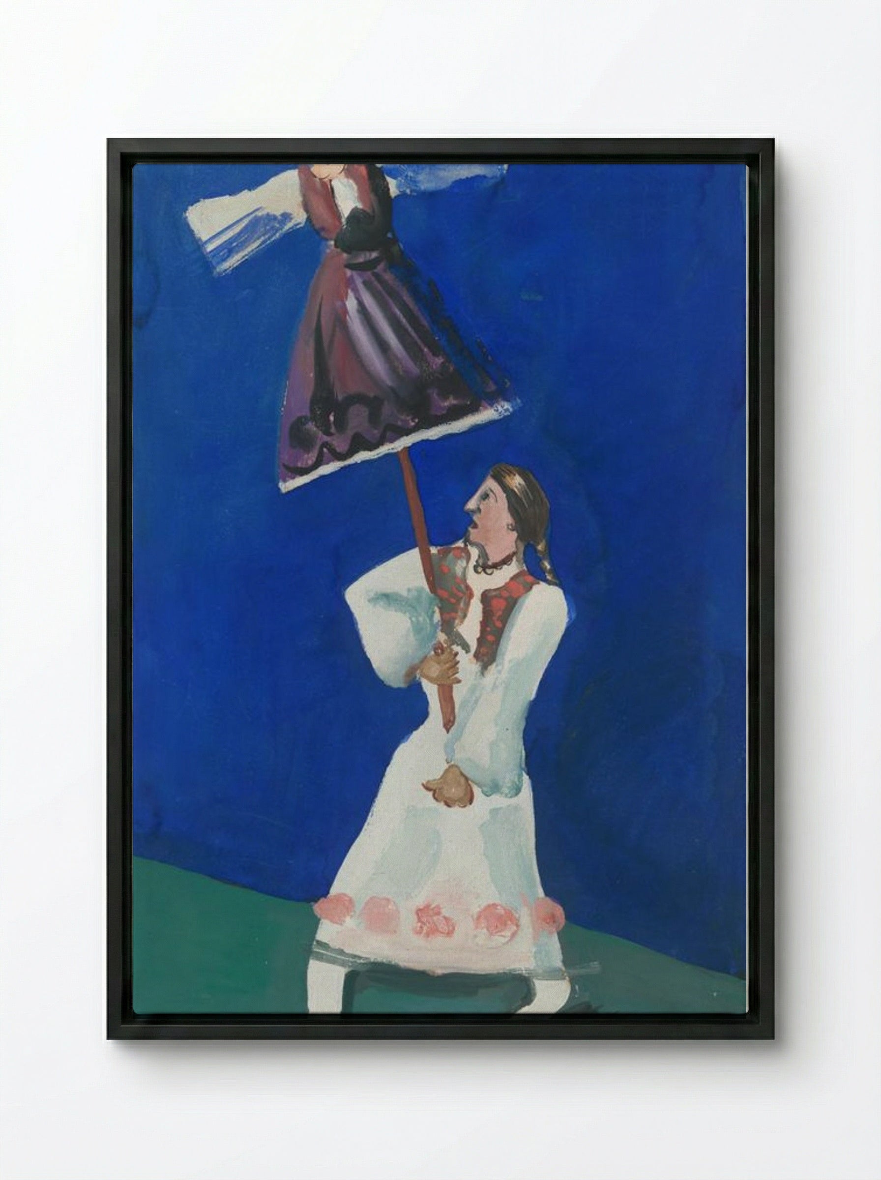 Morena - Cyprián Majerník - Framed Canvas Black