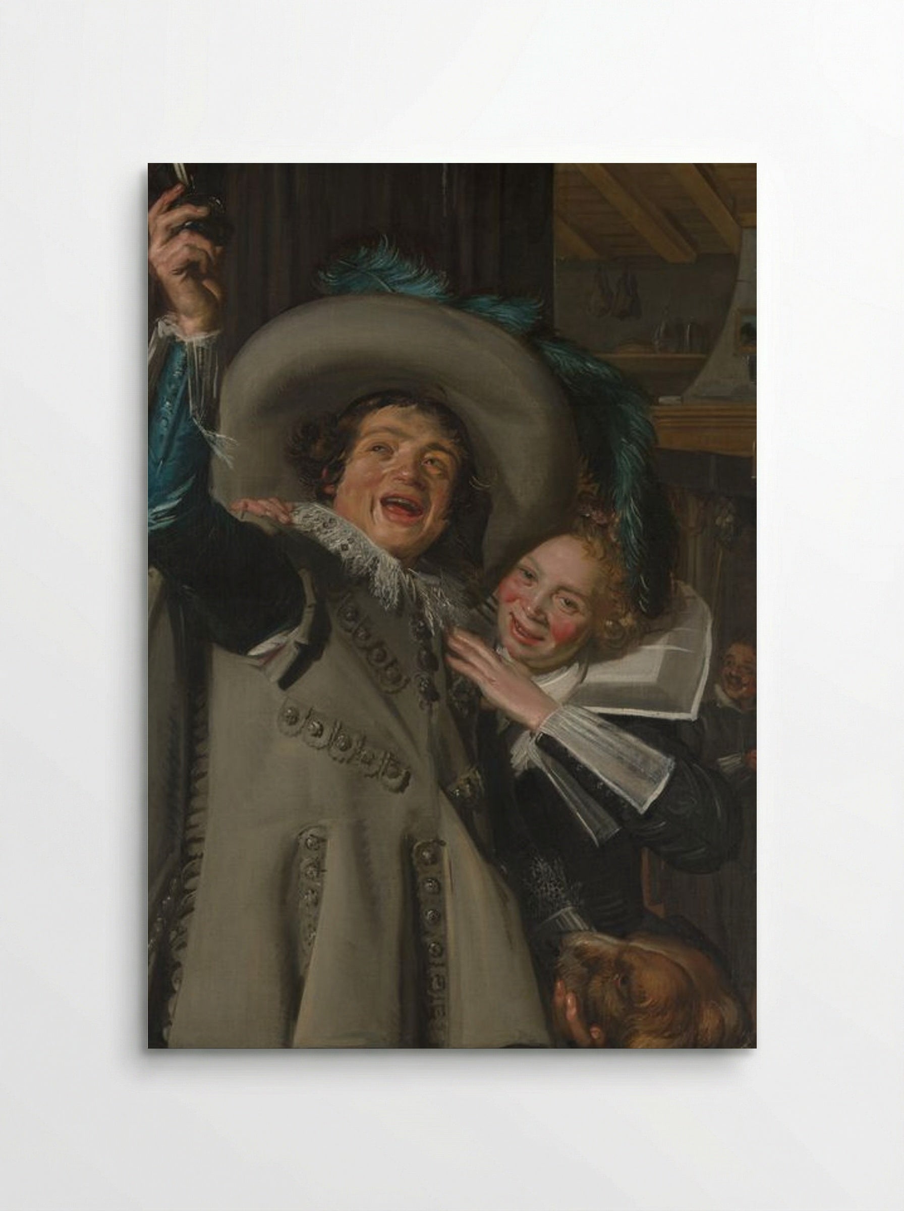 Young Man and Woman in an Inn ('Yonker Ramp and his Sweetheart') - Frans Hals - Poster