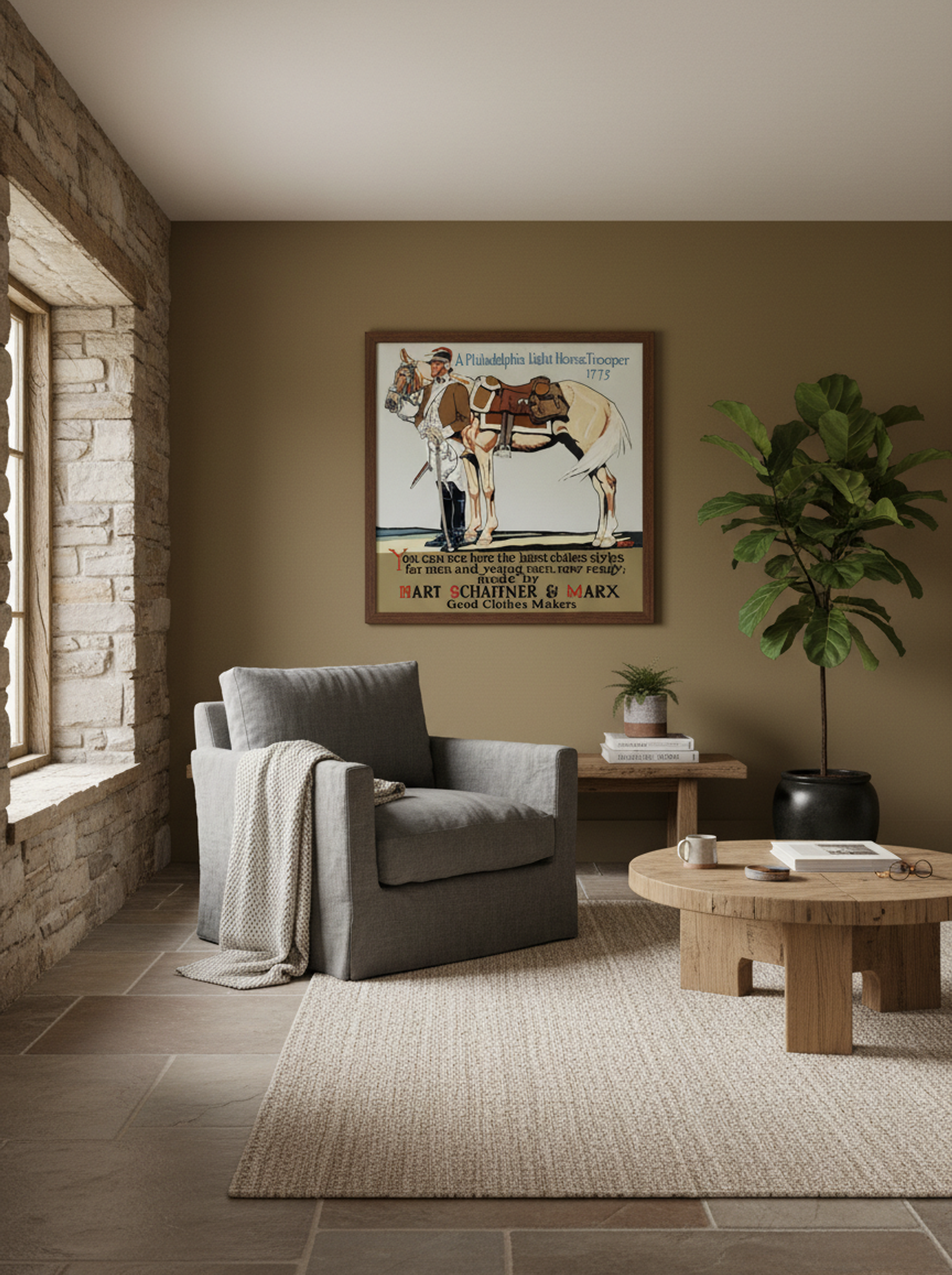 A Philadelphia Light Horse Trooper, 1775 - Edward Penfield - Lifestyle