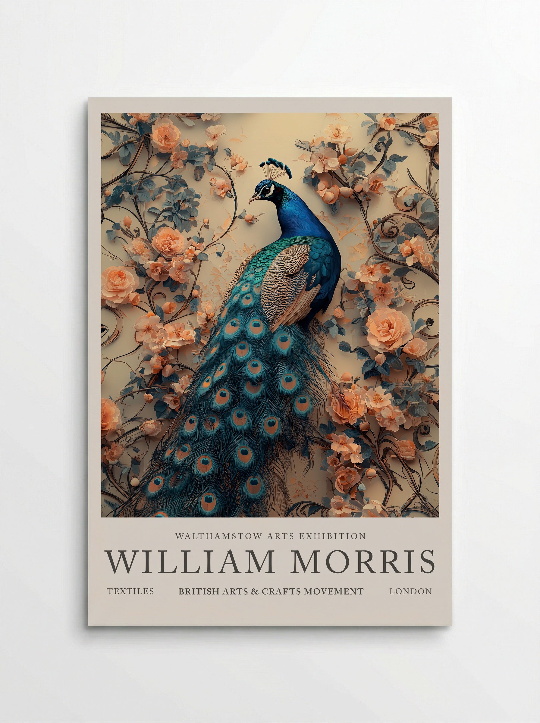 Peacock Splendor - William Morris - Poster