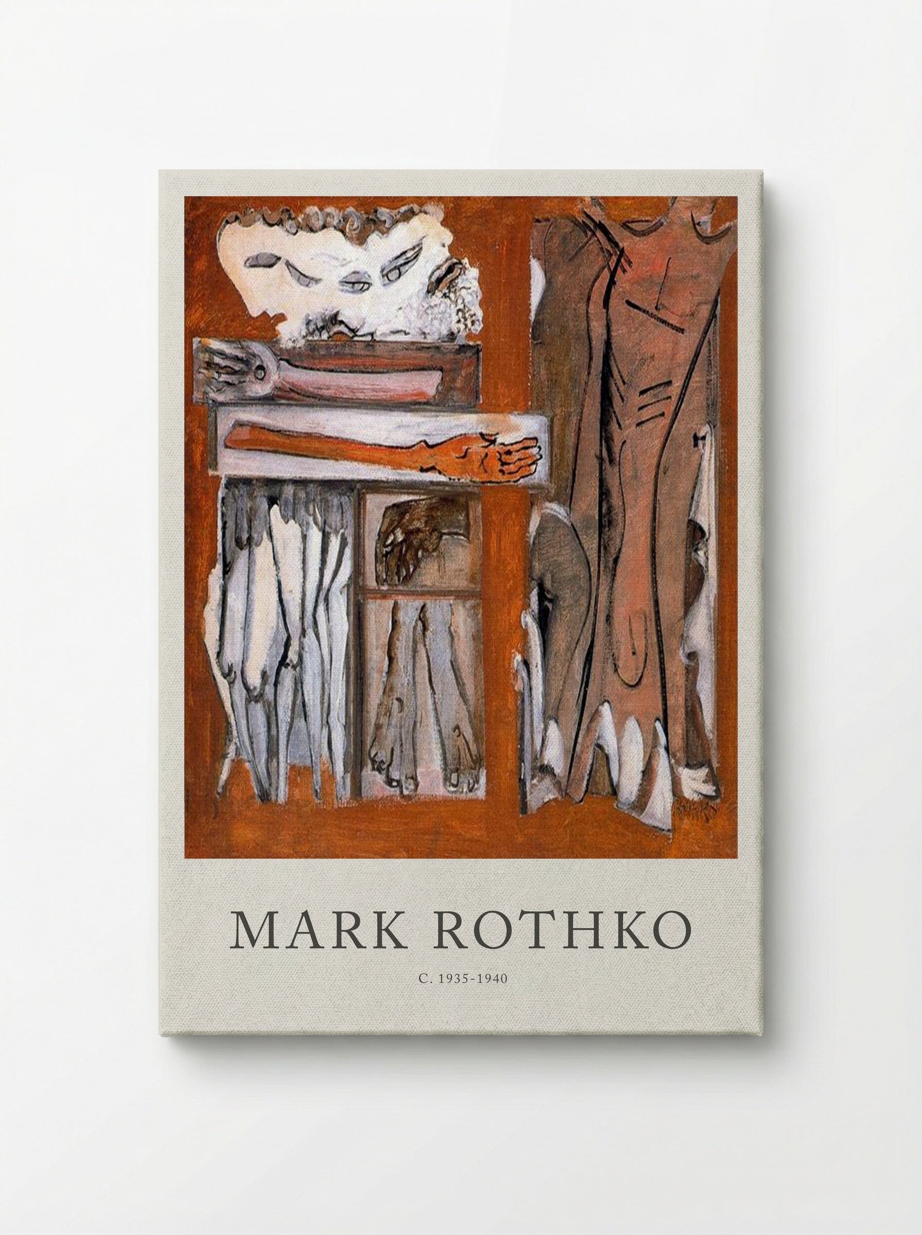 Untitled (Figurative Composition) - Mark Rothko - Canvas