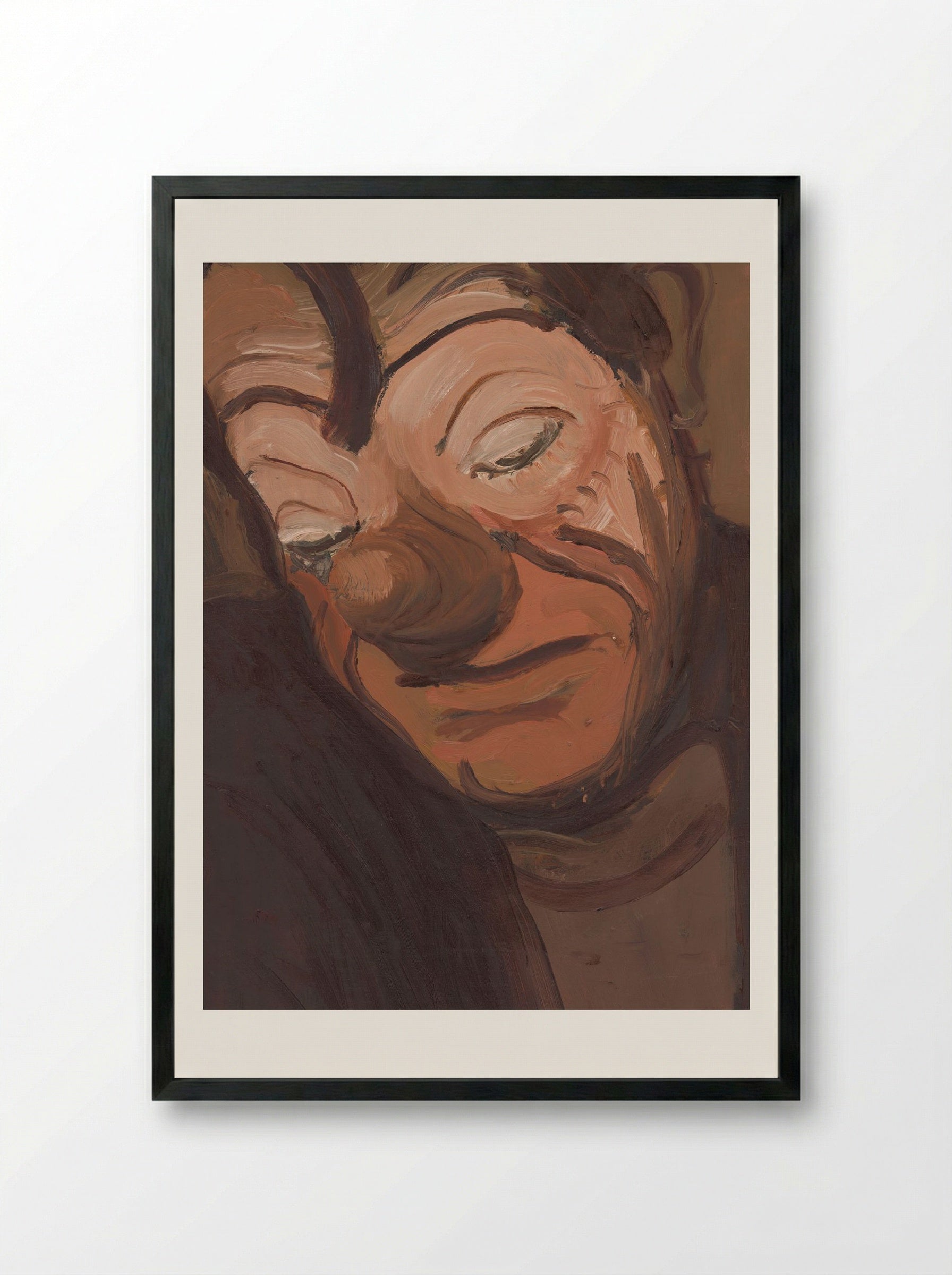 Clown - Cyprián Majerník - Framed Print Black
